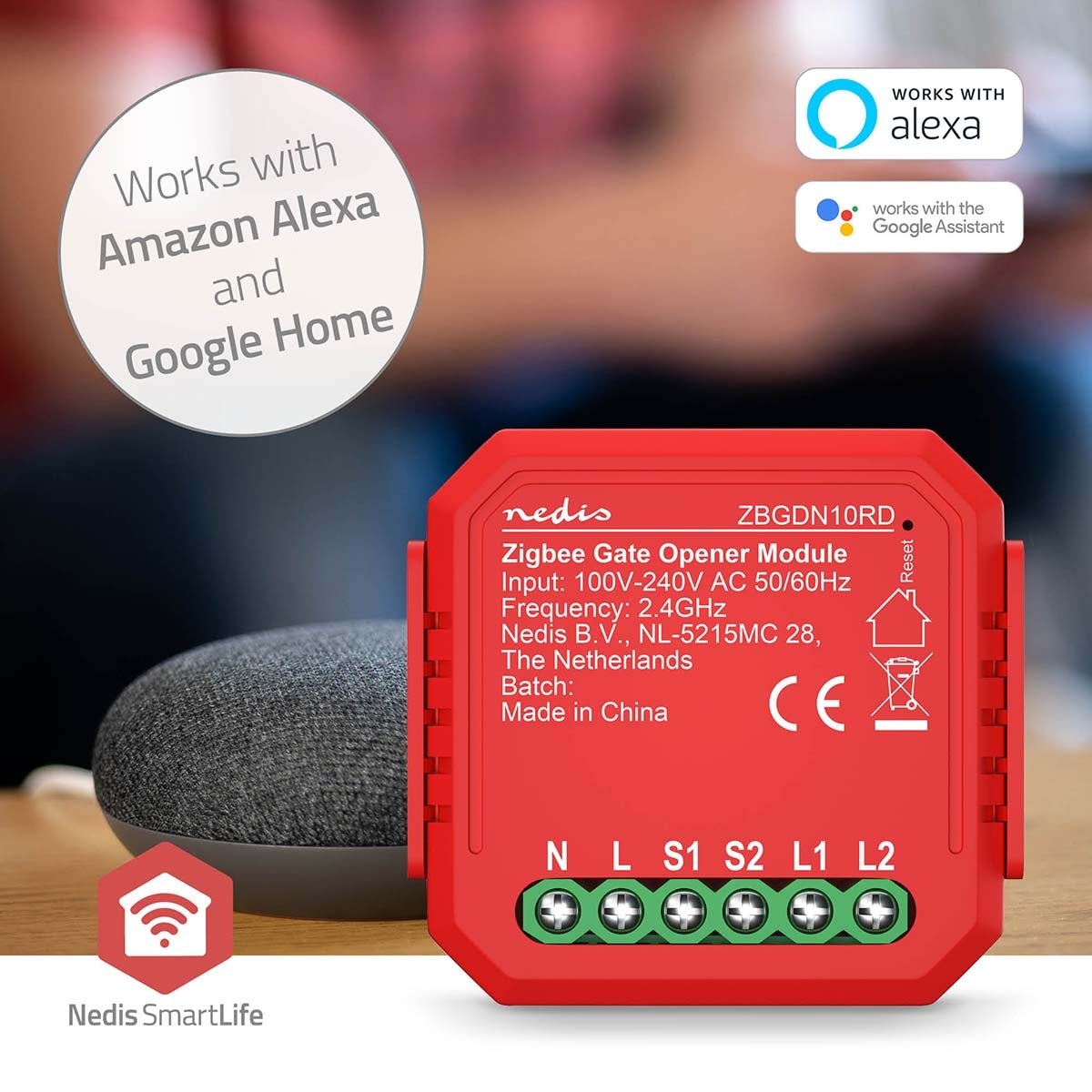 SmartLife Power Switch | Zigbee 3.0 | 2.5 W | Terminal Connection | App available for: Android™ / IOS