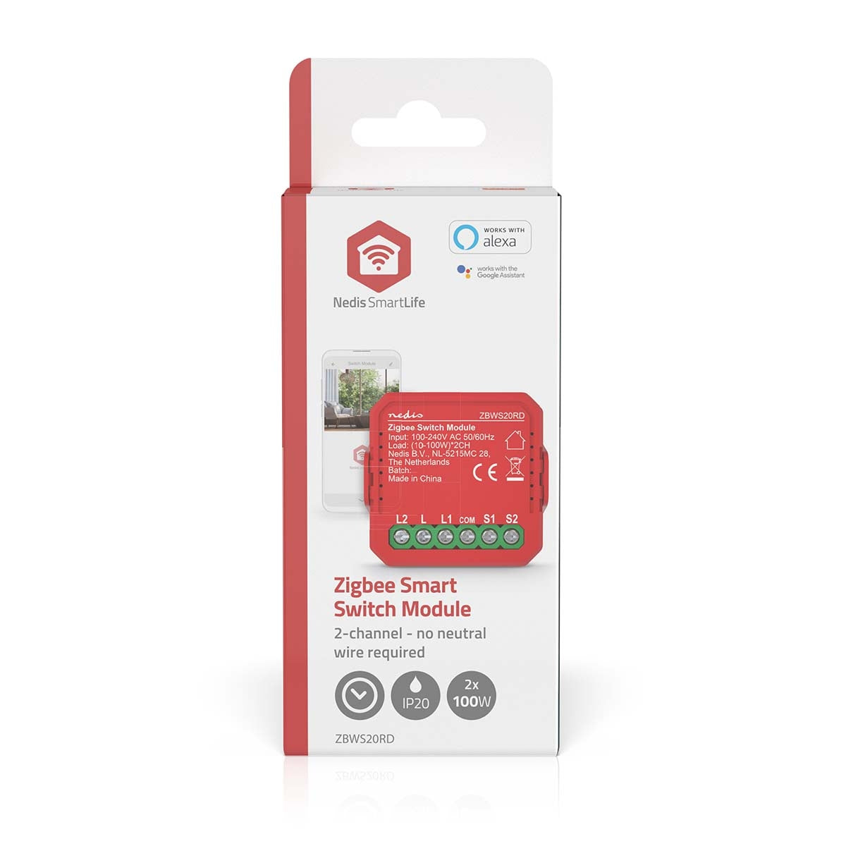 SmartLife Power Switch | Zigbee 3.0 | 2x100 W | Terminal Connection | App available for: Android™ / IOS