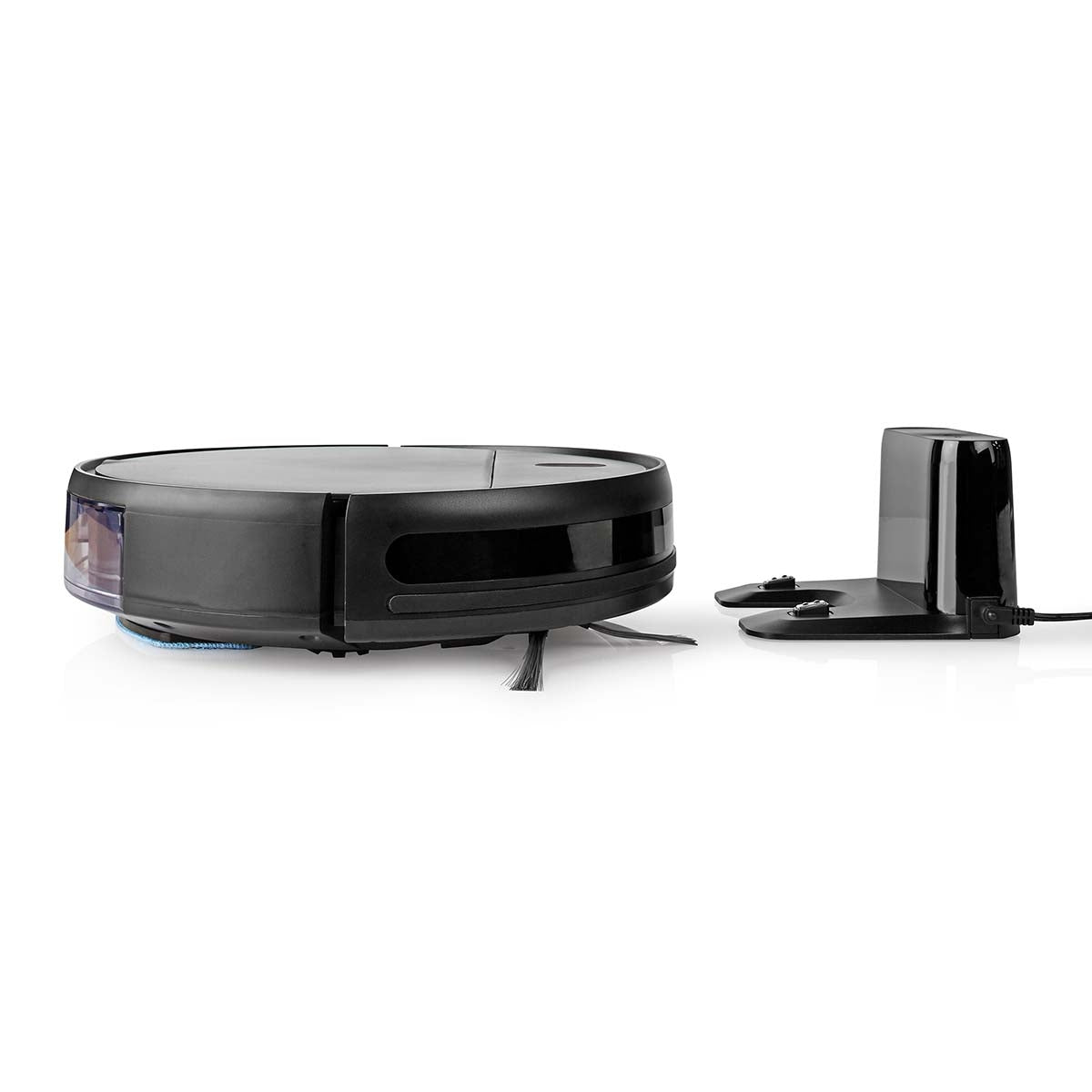 SmartLife Robot Vacuum Cleaner | Random | Wi-Fi | Capacity collection reservoir: 0.2 l | Automatic charging | Maximum operating time: 110 min | Black | Android™ / IOS