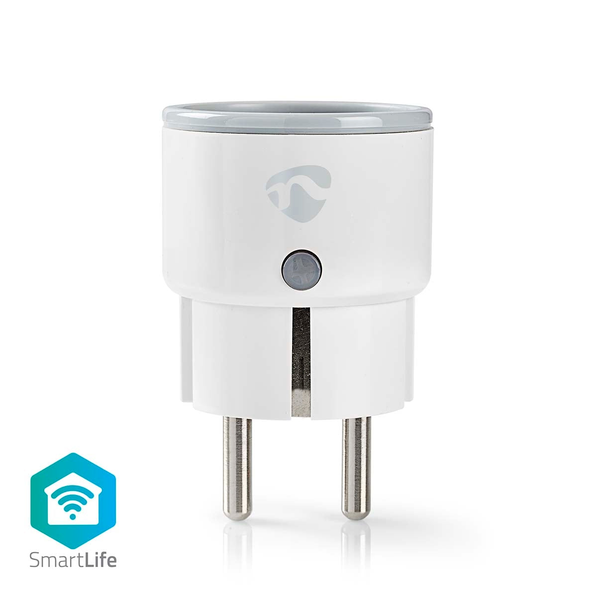 SmartLife Smart Plug | Wi-Fi | Current meter | 2500 W | Earthed plug / Type F (CEE 7/7) | -10 - 40 °C | Android™ / IOS | White