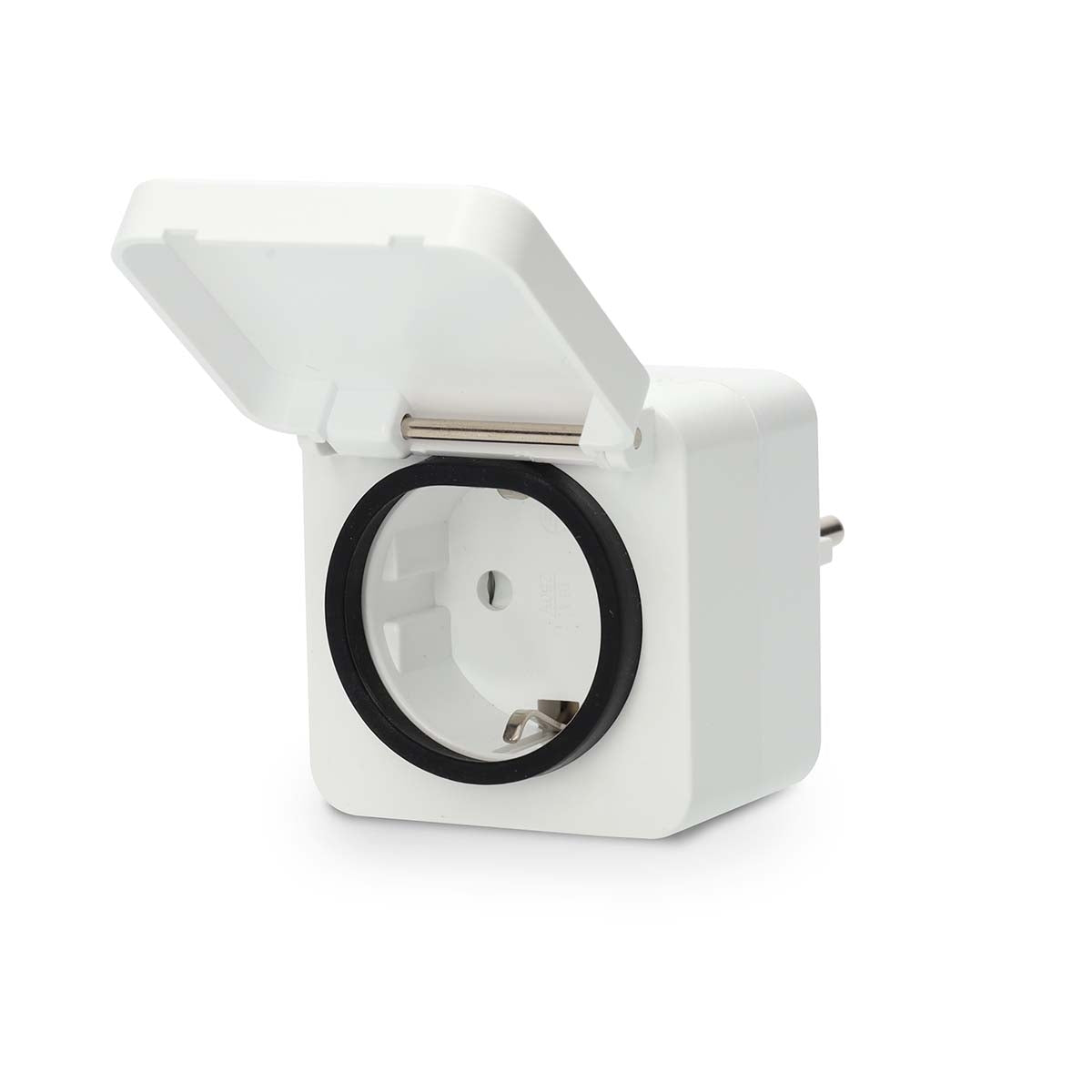 SmartLife Smart Plug | Zigbee 3.0 | IP44 | Power meter | 3680 W | Type F (CEE 7/7) | -10 - 40 °C | Android™ / IOS | White | 1 pcs