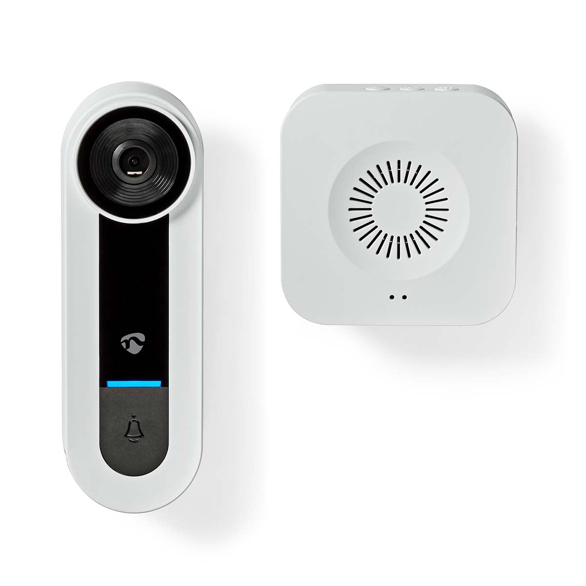 SmartLife Video Doorbell | Wi-Fi | Battery Powered / Mains Powered | 1536x1536 | Cloud Storage (optional) / microSD (not included) / Onvif | IP65 | With motion sensor | White