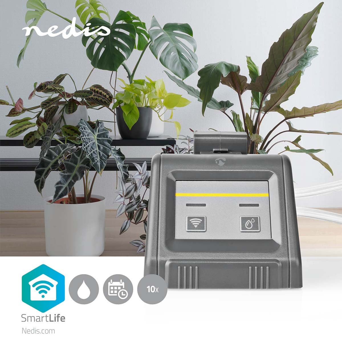 SmartLife Water Pump | Wi-Fi | Battery powered / USB power | IPX3 | Maximum water pressure: 0.3 Bar | Android™ / IOS
