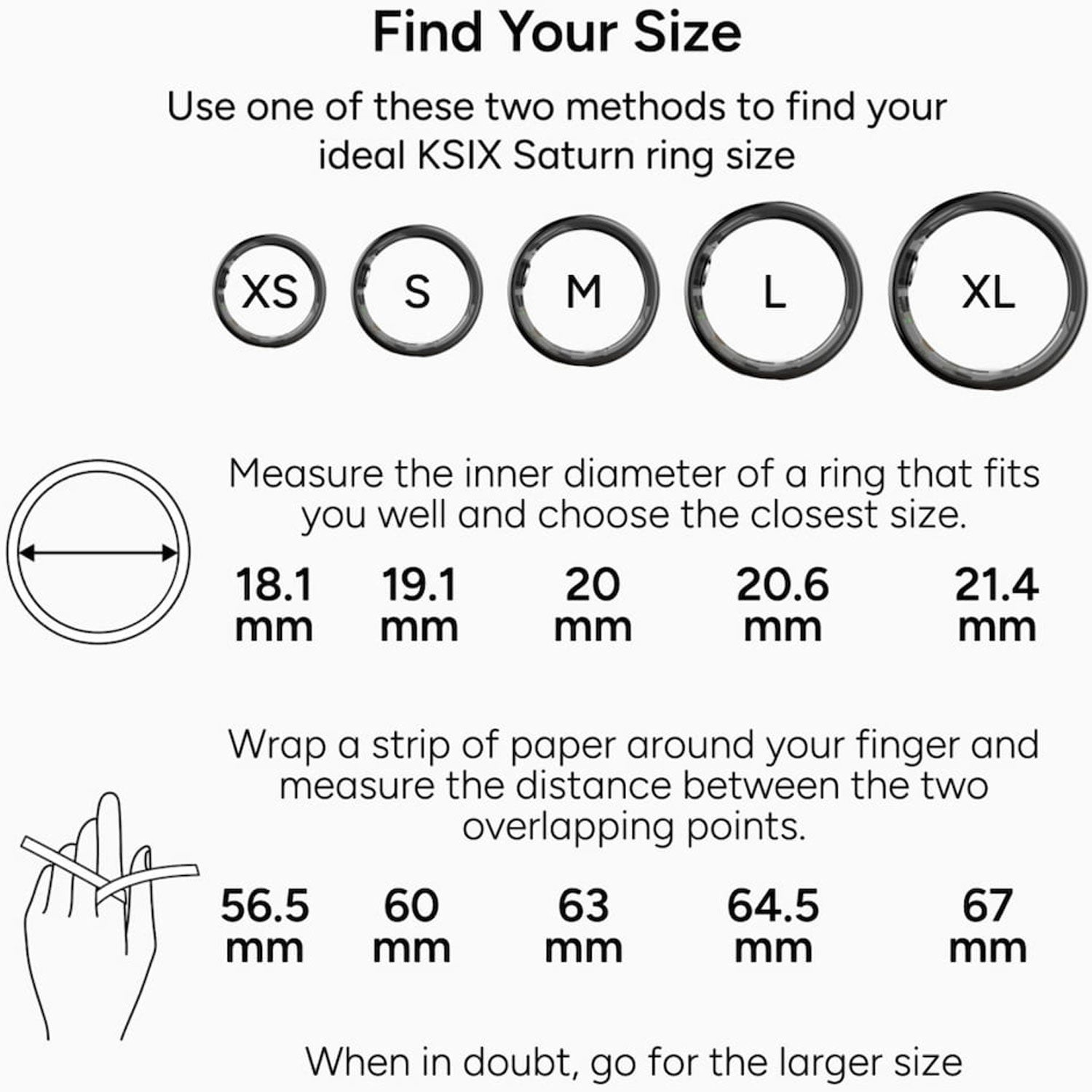 Smart Ring Saturn - XL