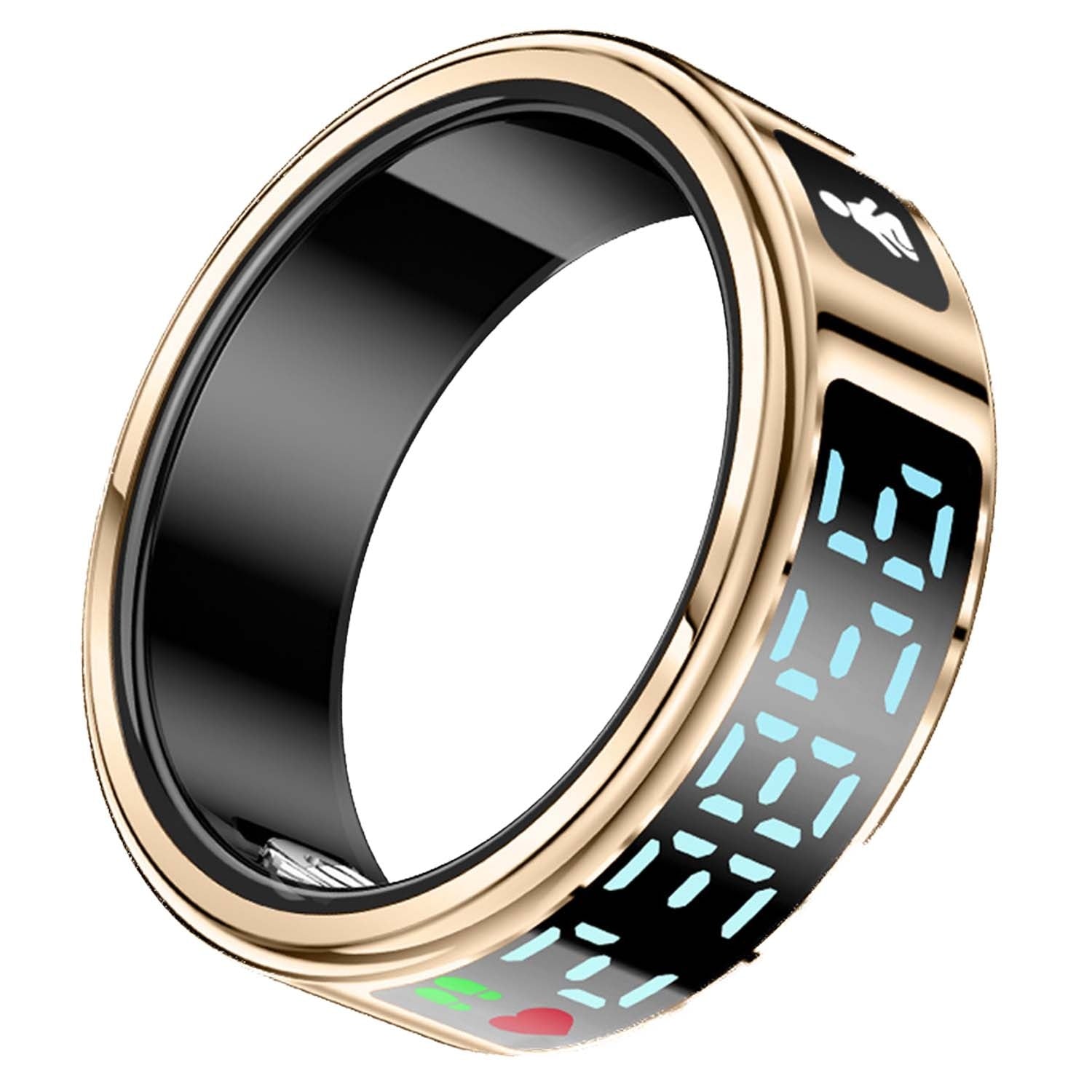 Smart Ring with Display, Adjustable Size