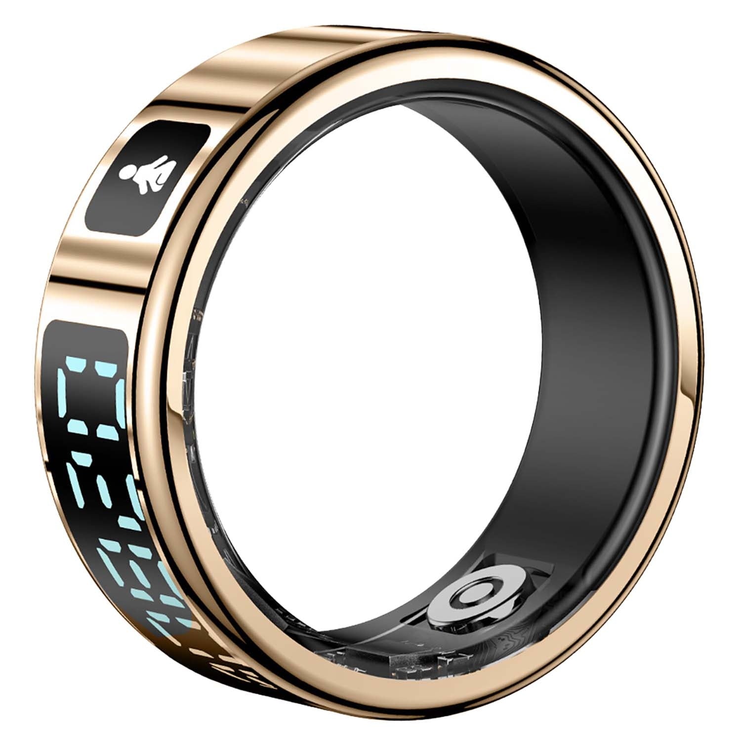 Smart Ring with Display, Adjustable Size