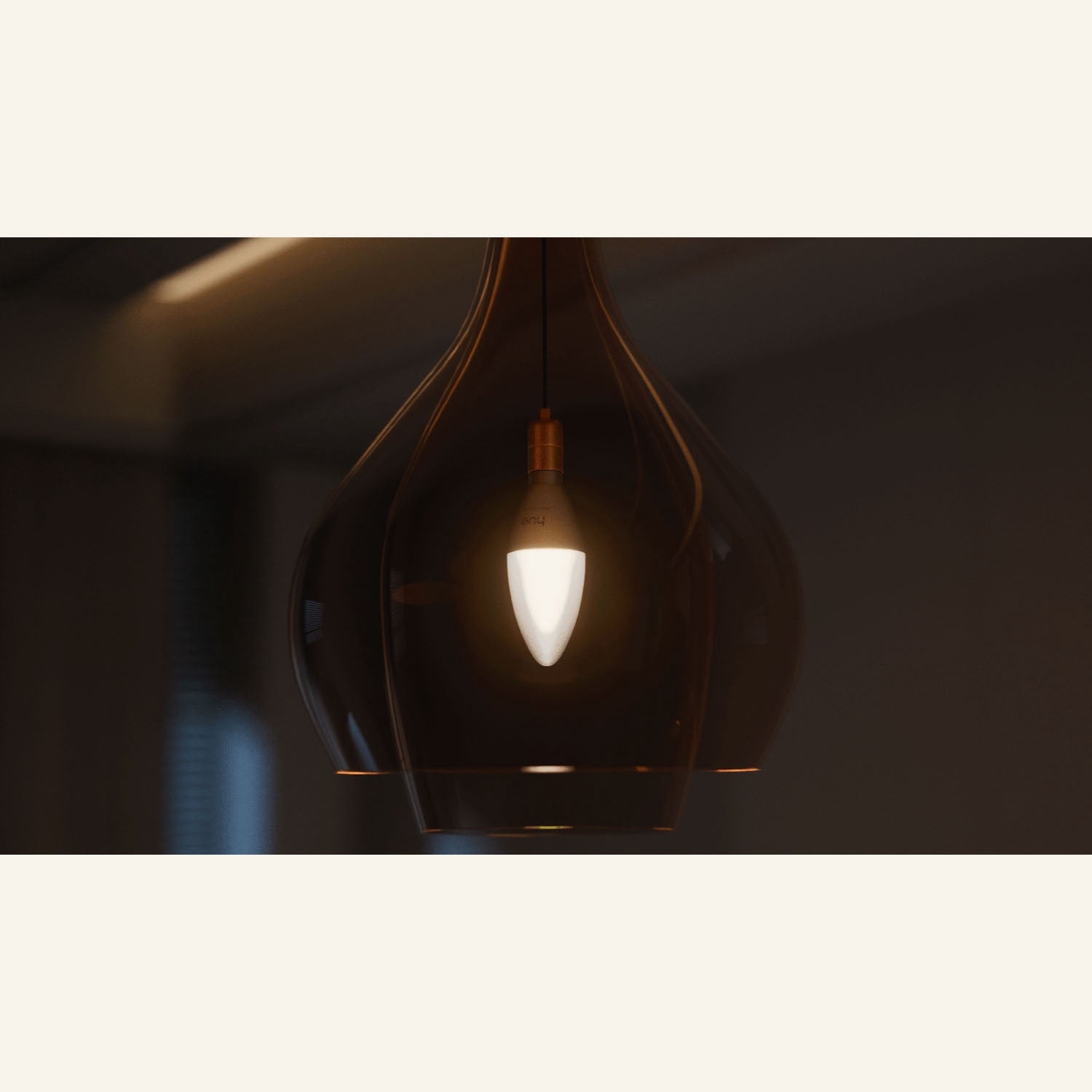 Smart White E14 Candle Bulbs, 470 lm, 2-Pack