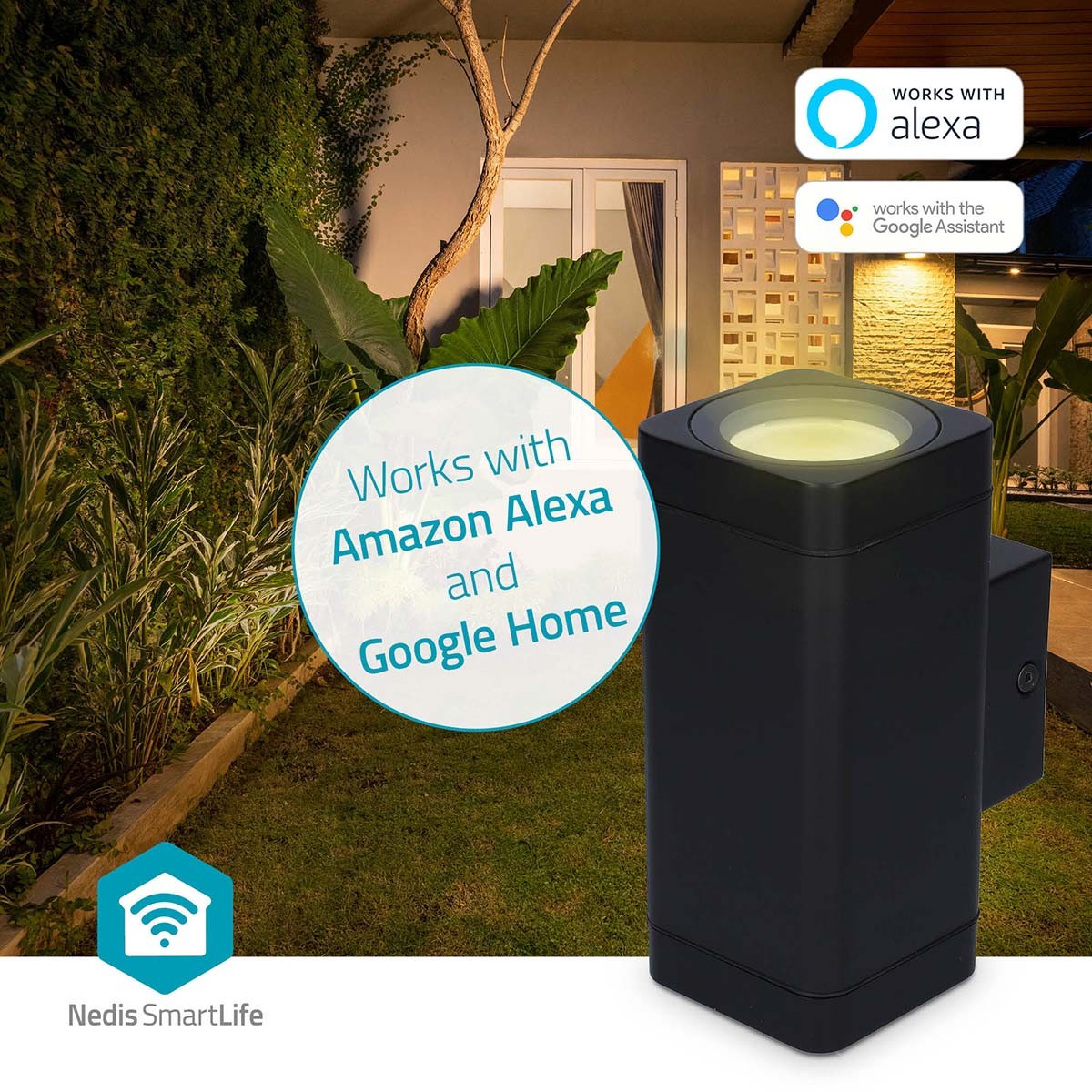 Smartlife outdoor light | 760 lm | Bluetooth® | 8.5 W| Warm to cool white | 2700 - 6500 K | ABS | Android™ / IOS