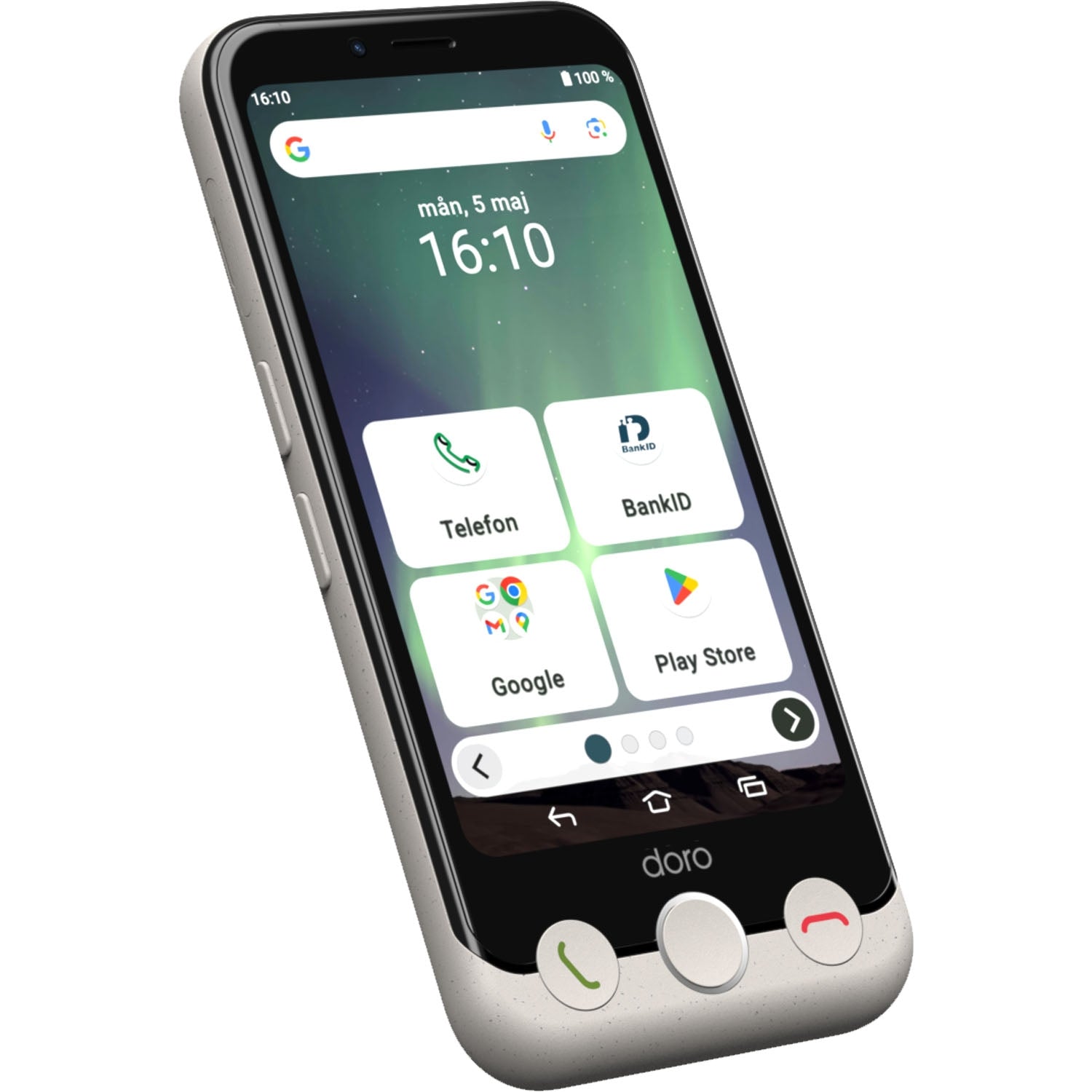 Smartphone 4G Aurora A11 Bone-white