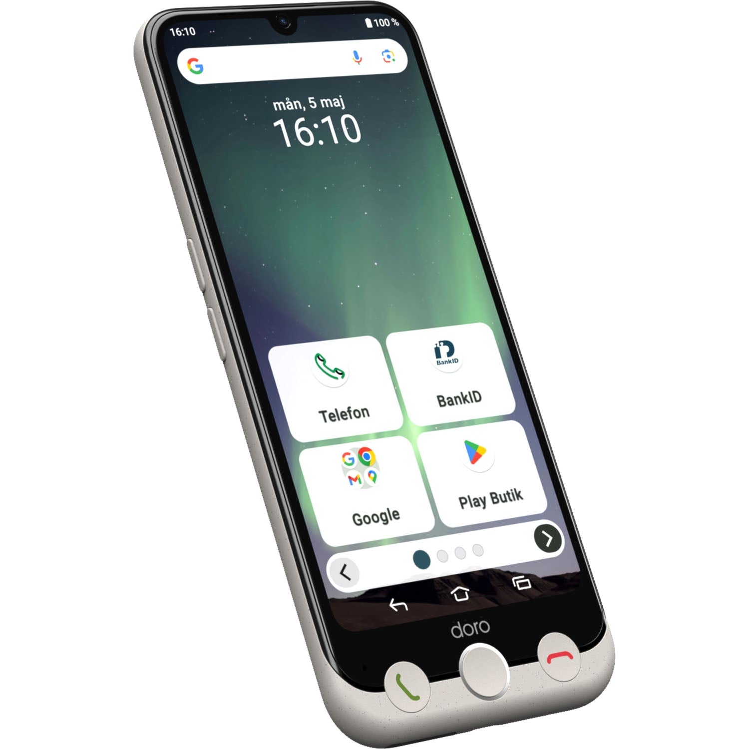 Smartphone 4G with Large Display, Dual Cameras, Easy Interface