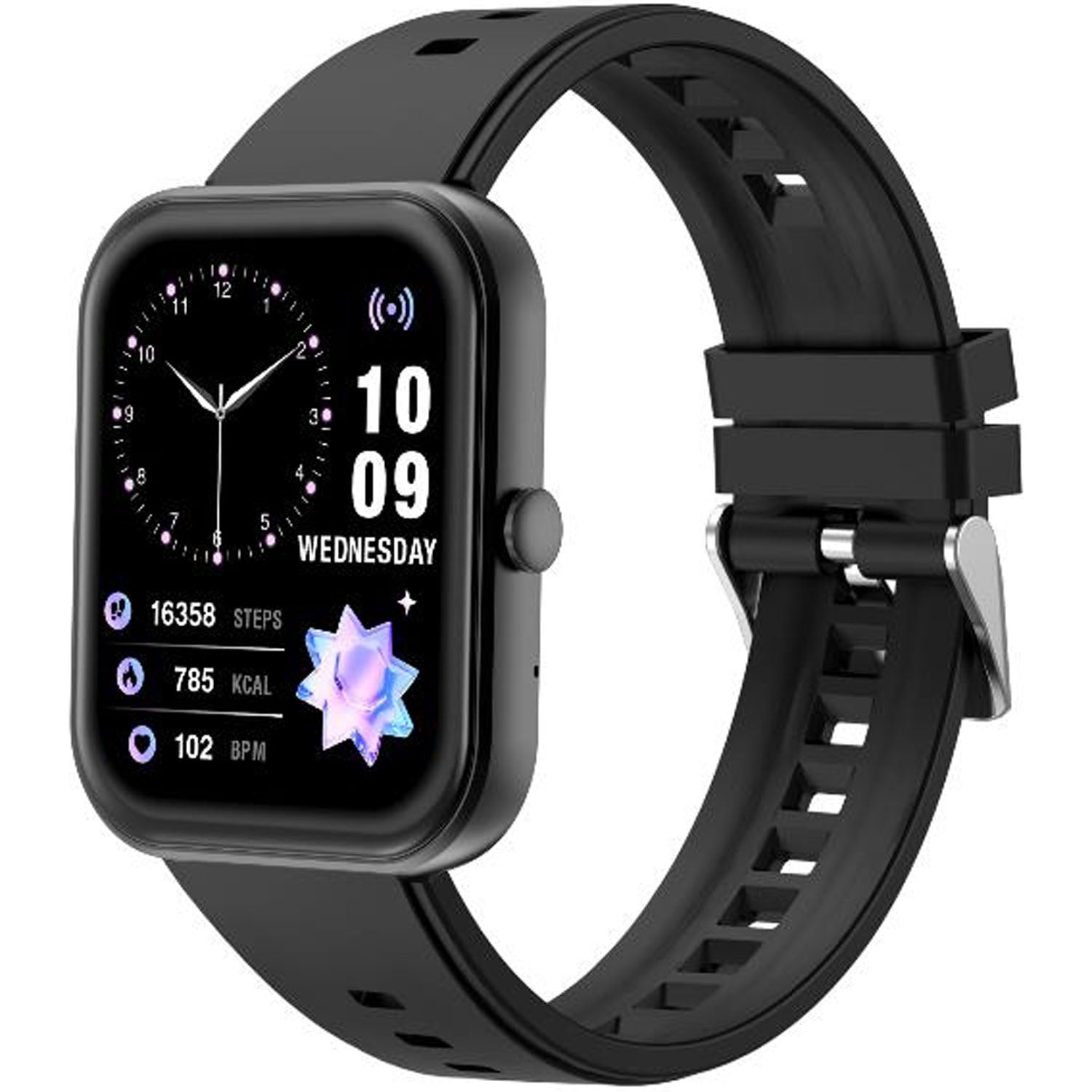 Smartwatch 1.96-Inch AMOLED, Call Function, Black