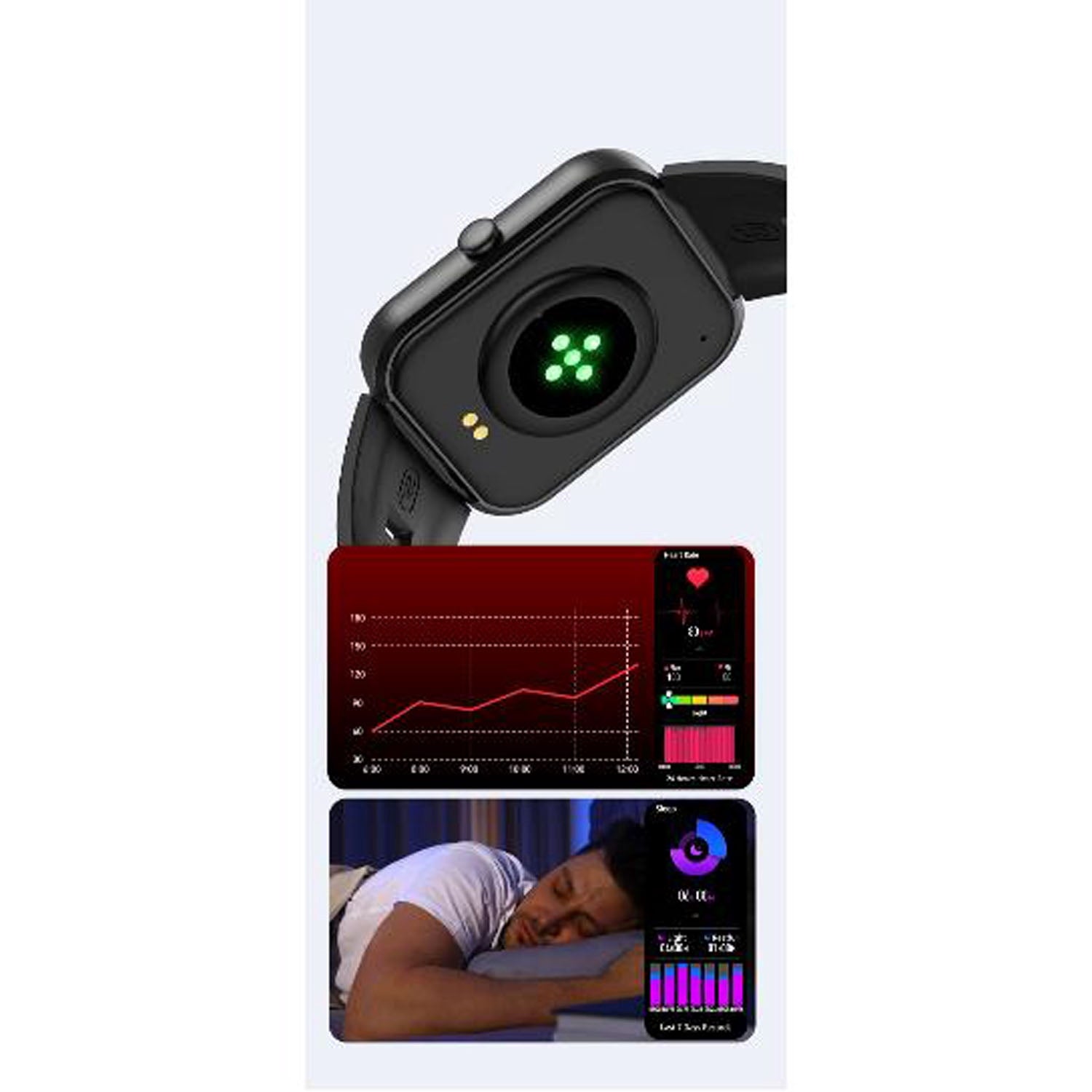 Smartwatch 1.96-Inch AMOLED, Call Function, Black