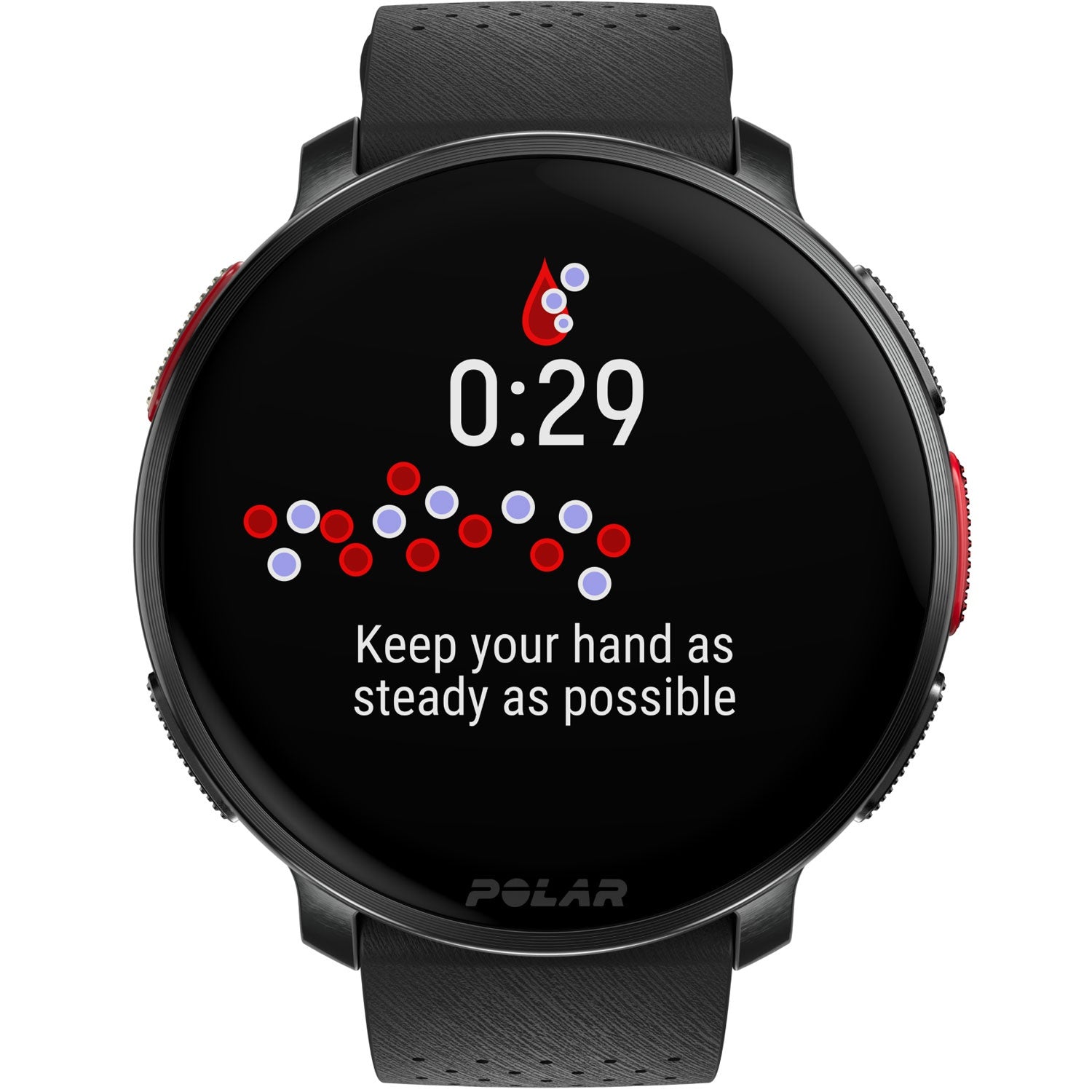 Smartwatch, Black, Small-Large Adjustable Strap