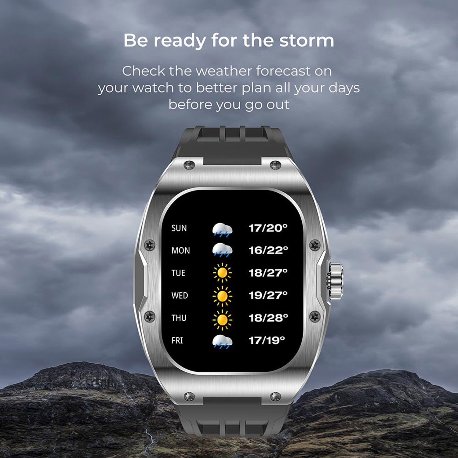 Smartwatch Hero AMOLED - Black