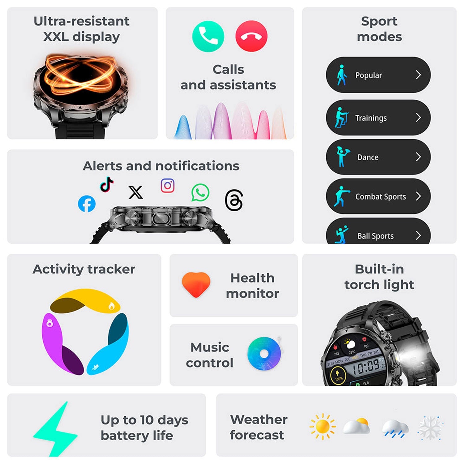 Smartwatch Venture - Black