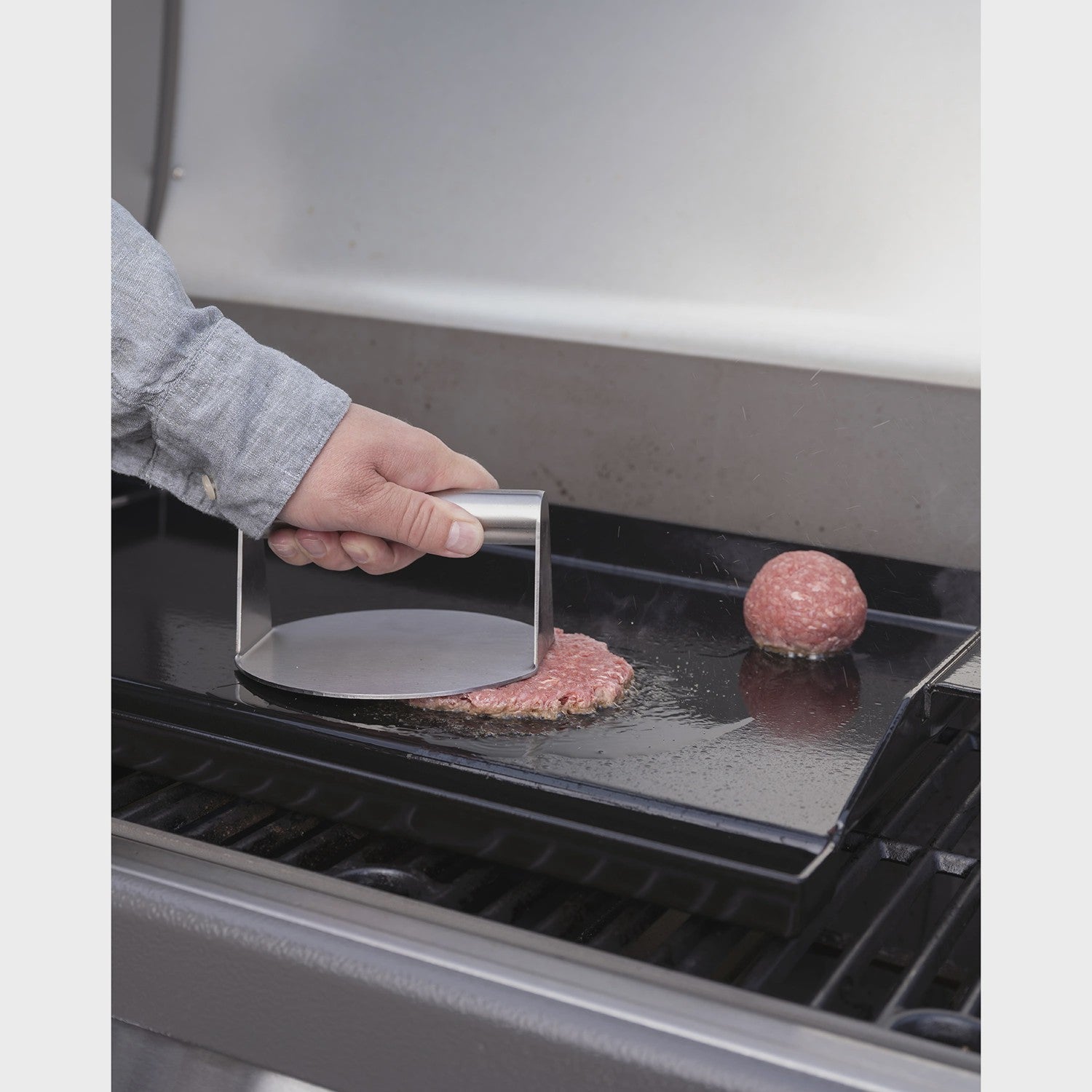 Smash Burger Set, 3-Piece Stainless Steel Tools