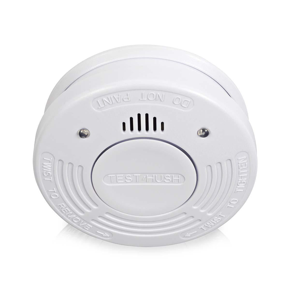 Smoke alarm | Battery powered | Battery life up to: 10 years | EN 14604 | With pause button | With test button | 85 dB| ABS | White