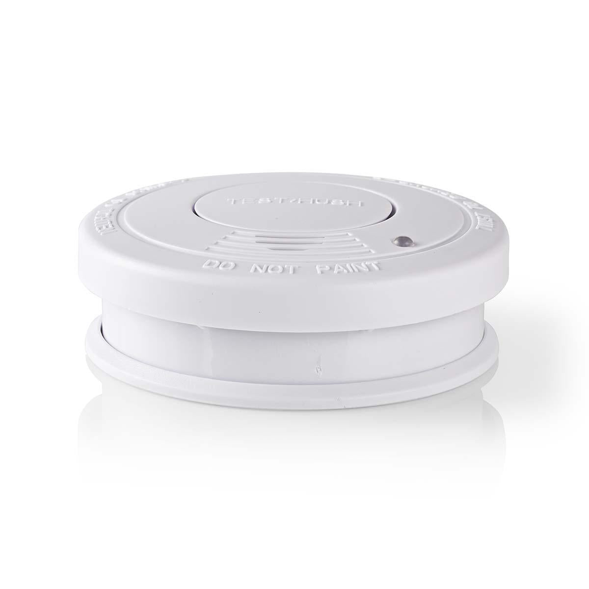 Smoke alarm | Battery powered | Battery life up to: 1 year | EN 14604 | With pause button | With test button | 85 dB| ABS | White