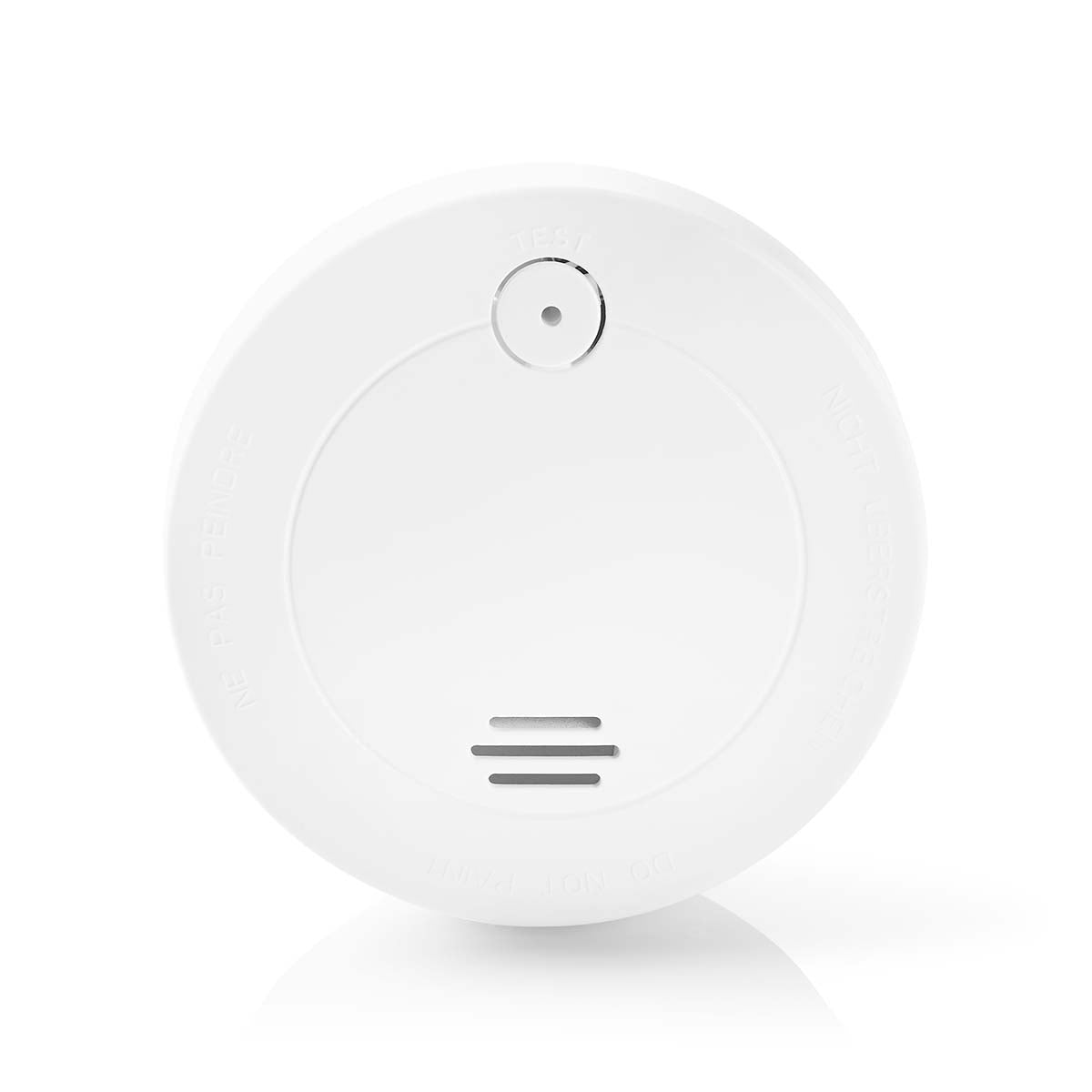 Smoke alarm | Battery powered | Battery life up to: 1 year | EN 14604 | With test button | 85 dB| ABS | White