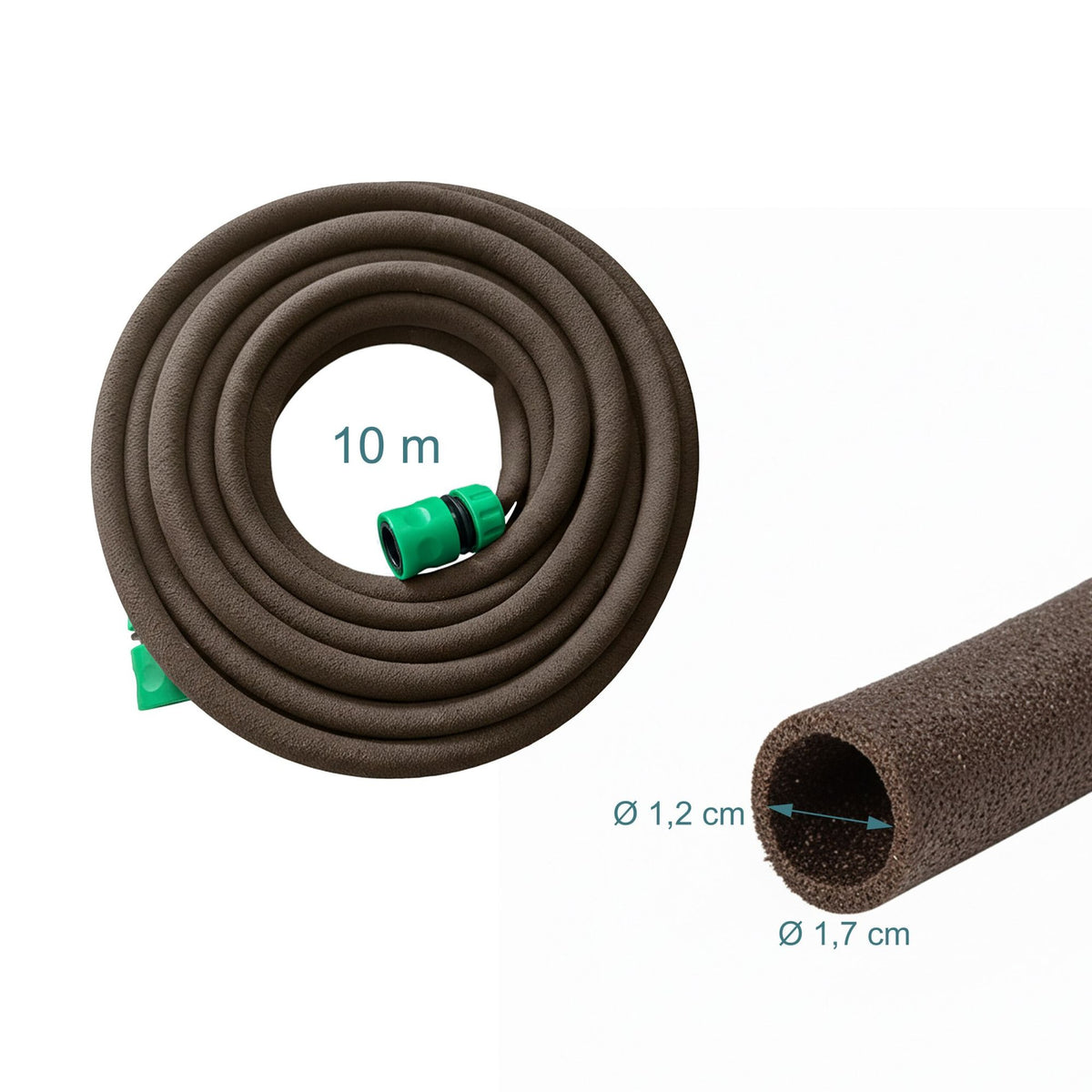 Soaker Hose for Hedges and Flower Beds, Water-Saving