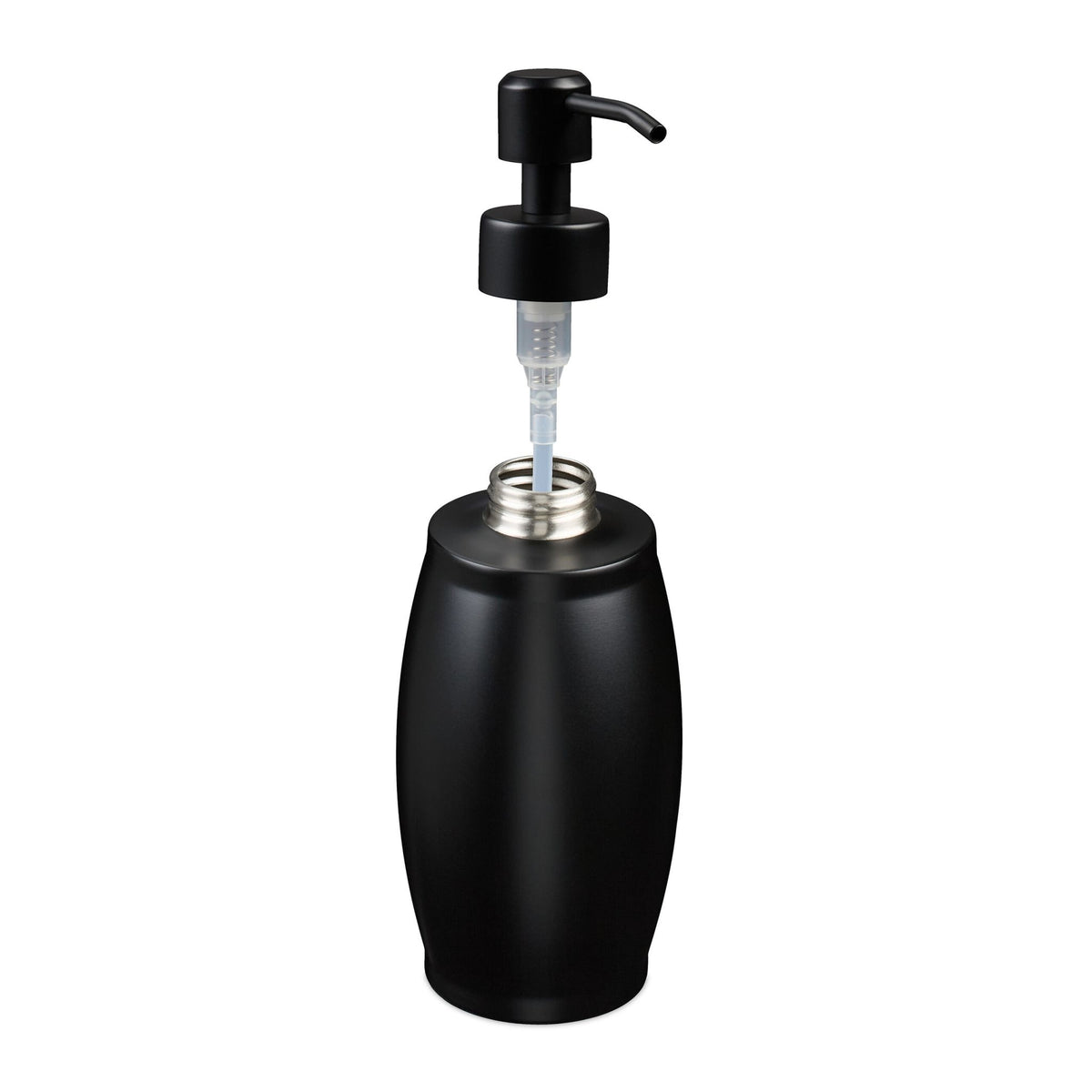 Soap pump in stainless steel 350 ml