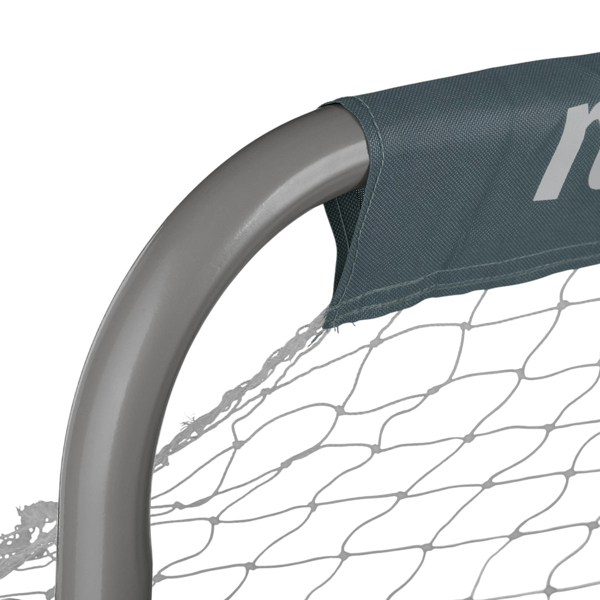 Soccer goal in gray