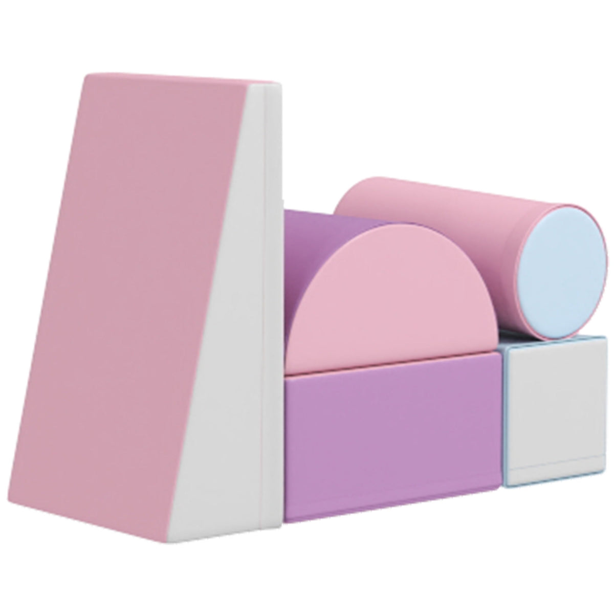 Soft Building Blocks Set of 5 Foam Building Blocks Giant Building Blocks Building Toys Foam Blocks for 1-3 Years Old Children Faux Leather EPE