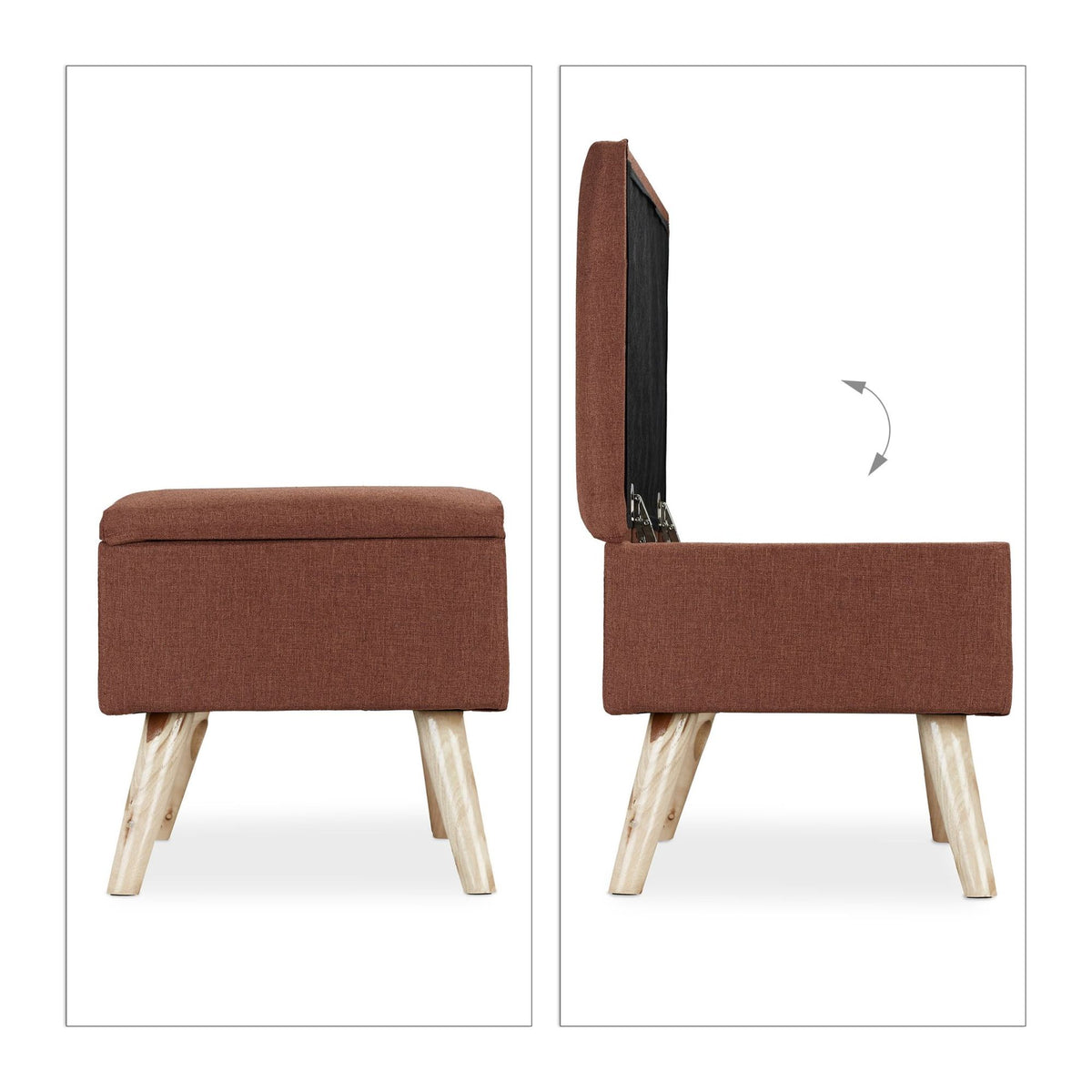 Soft bench with storage