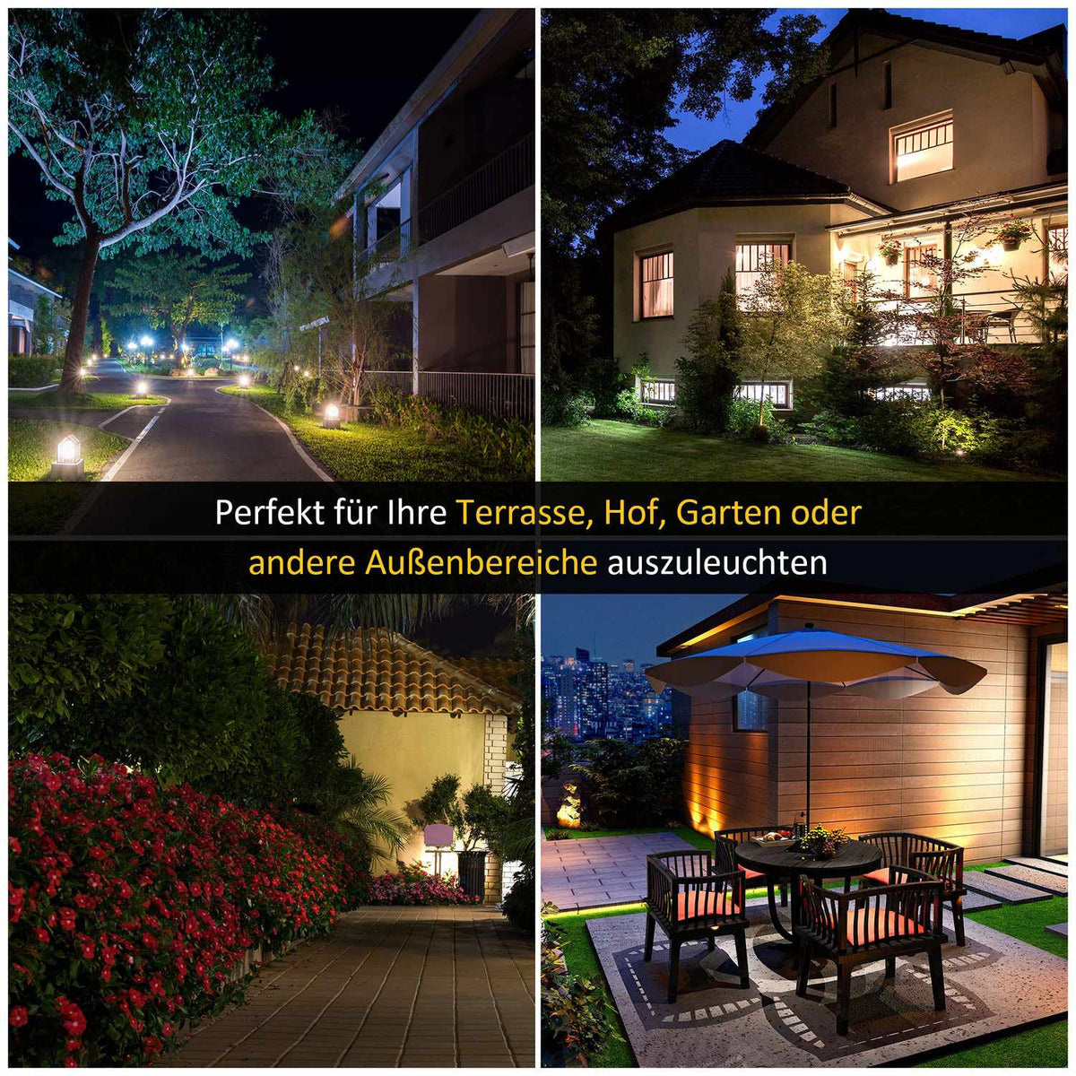 Solar Garden Lantern Garden Light Path Light With 19 Led 130 Lumen 3000K Aluminum Tempered Glass Black 22 X 22 X 194 Cm