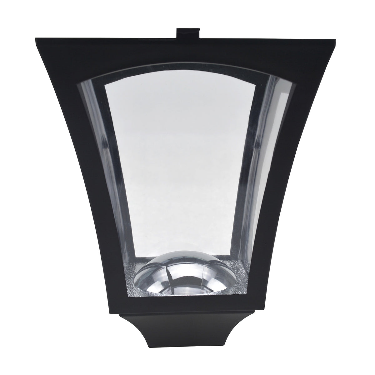 Solar Garden Lantern Path Light With Led 40 Lumens Black 18 X 18 X 160Cm