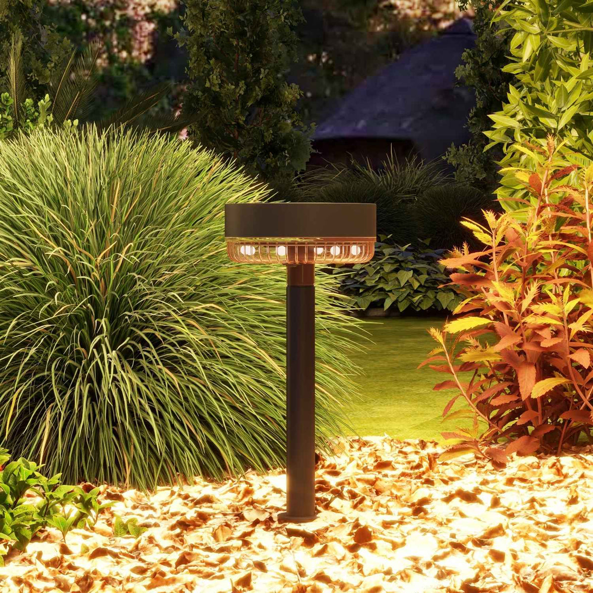 Solar Lamps, Pack Of 3 Solar Lights, Solar Garden Light With Warm White Lights, Auto On/Off, Ip65 Waterproof For Lawn, Balcony, Black