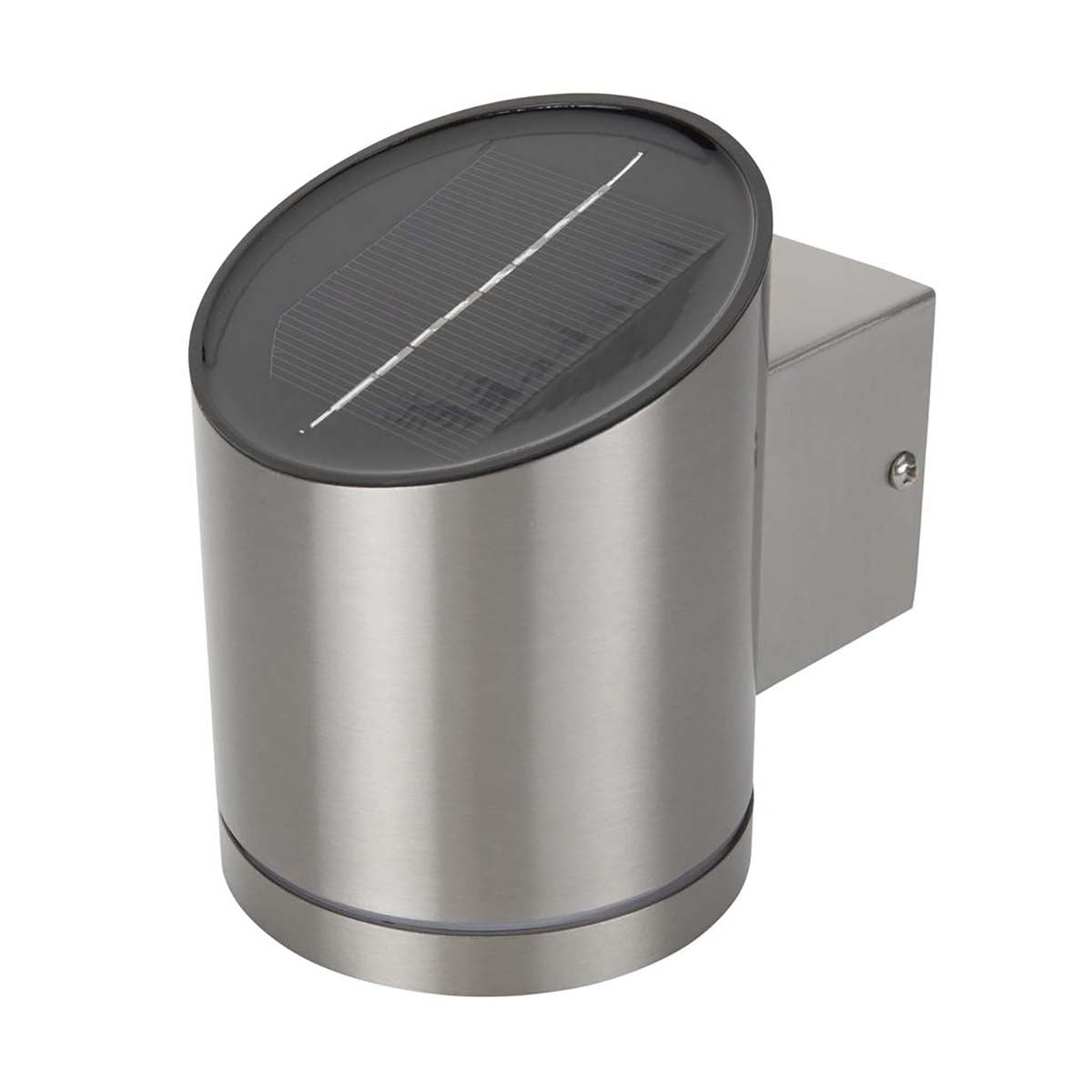 Solar Wall Lamp LEDs Silver