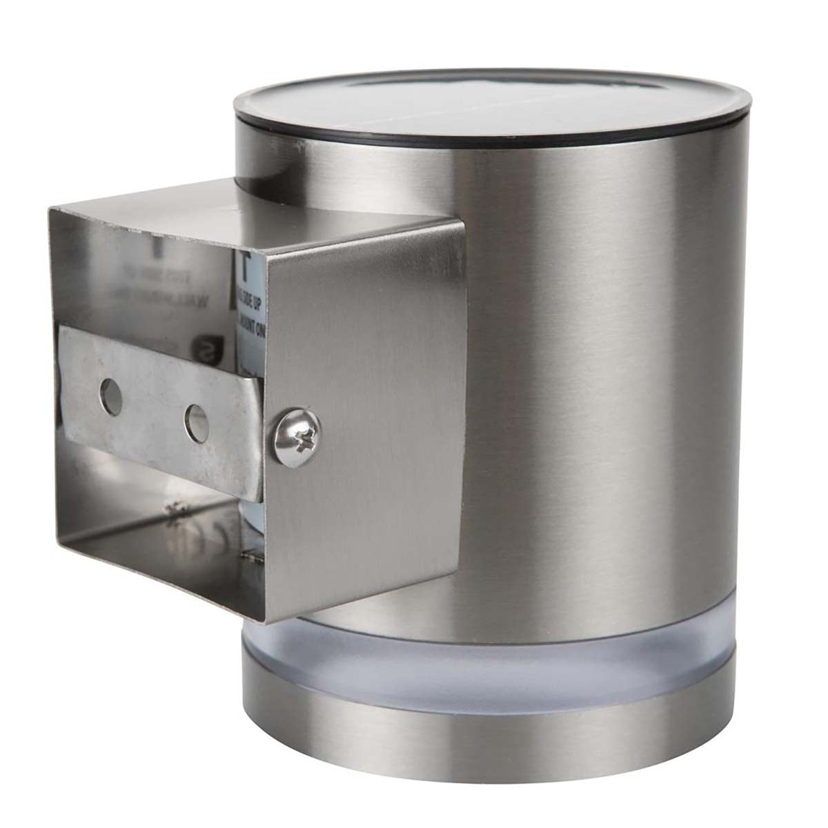 Solar Wall Lamp LEDs Silver