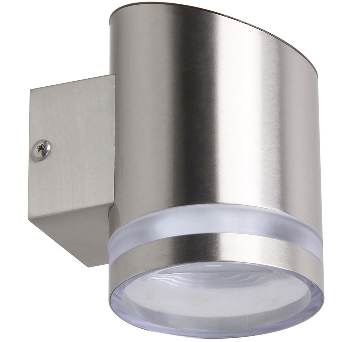 Solar Wall Lamp LEDs Silver