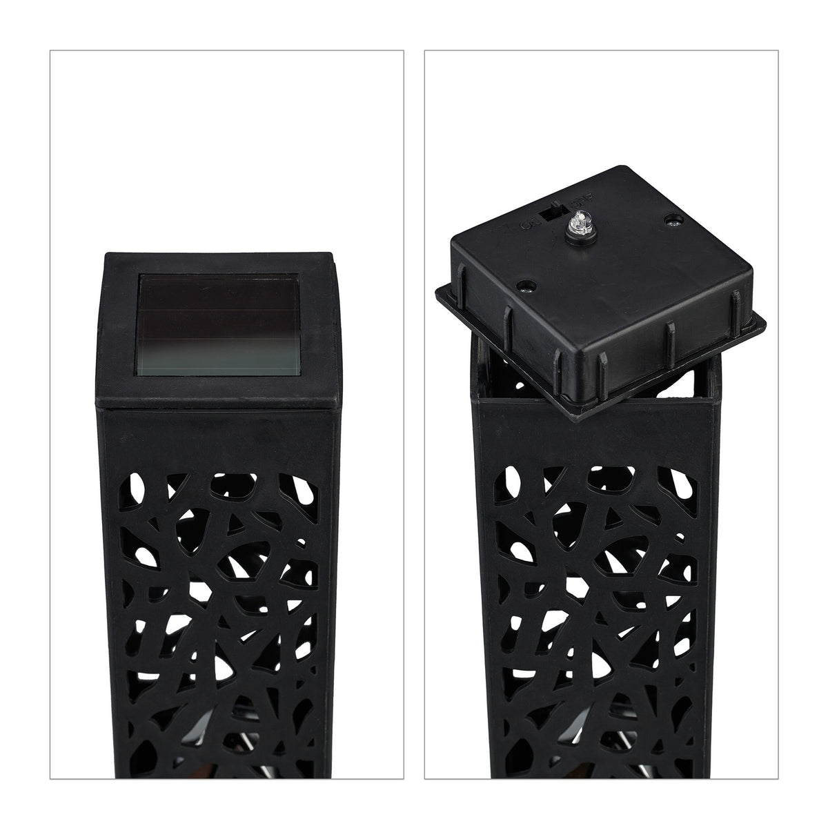 Solar lamps in a set