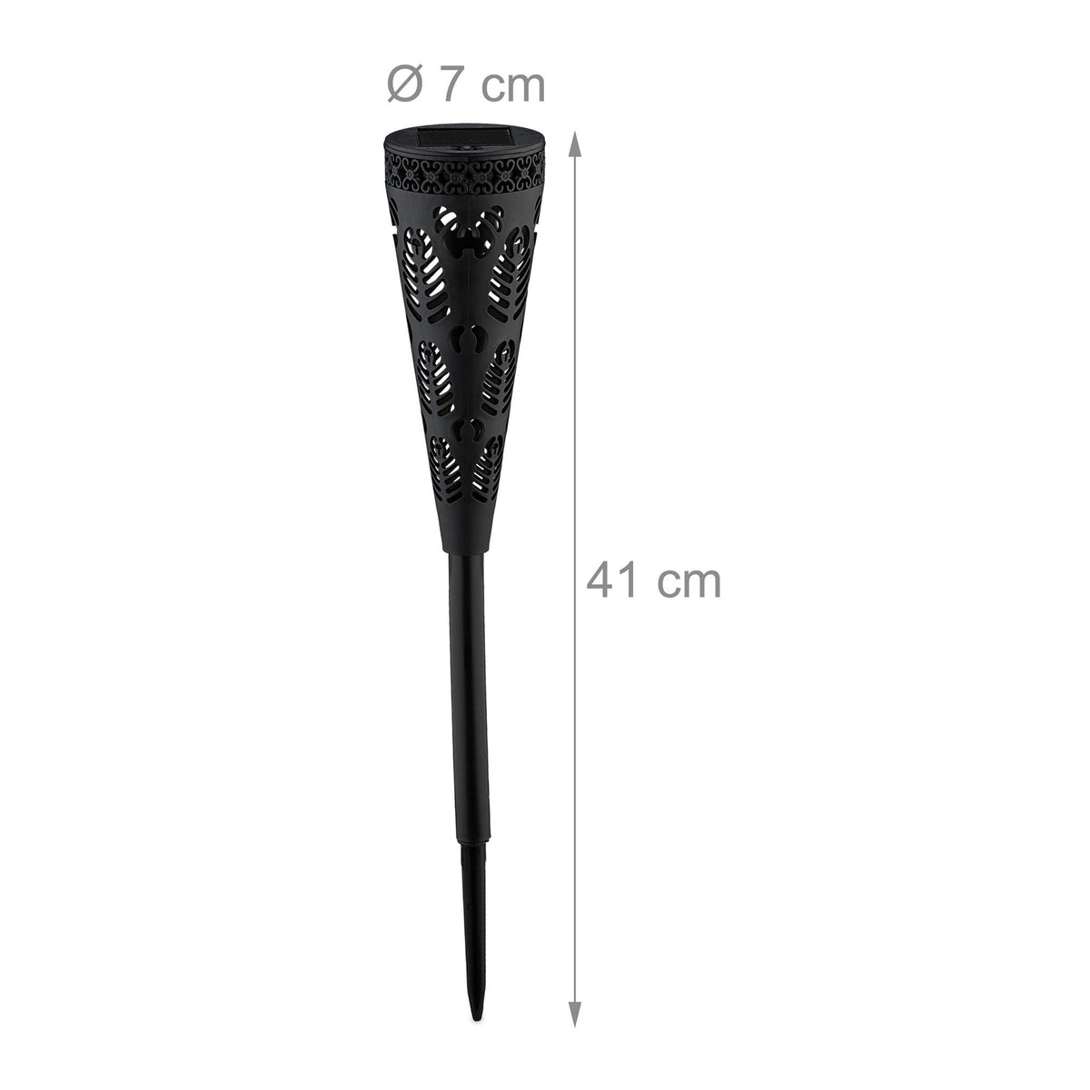 Solar lamp with light effect