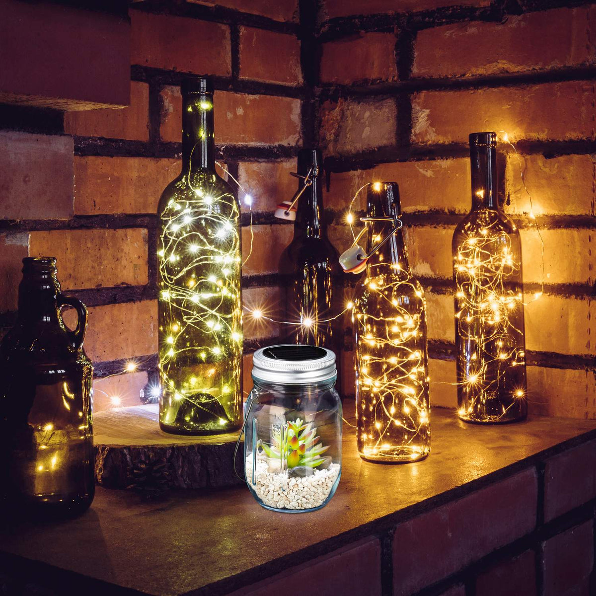 Solar lantern set of 2