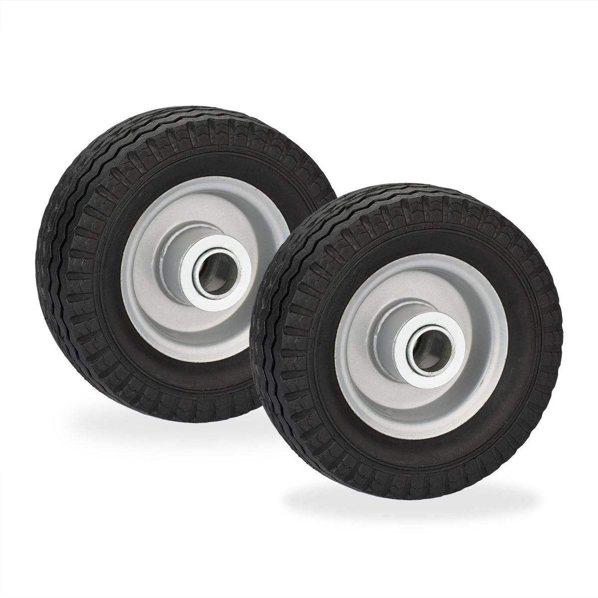 Solid rubber wheels, 2 pcs