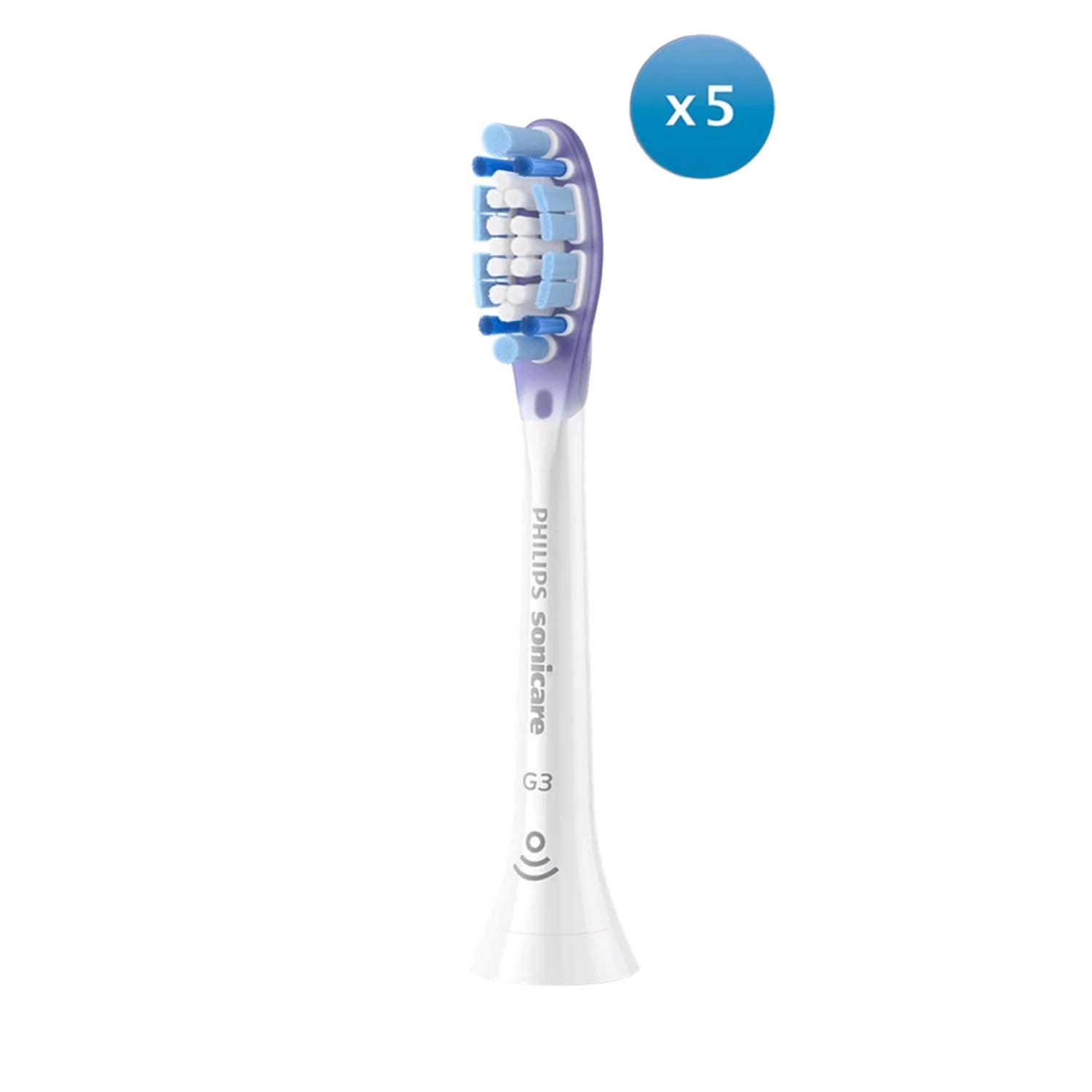 Sonicare Gum Care Brush Heads, 5-Pack, Biobased Plastic
