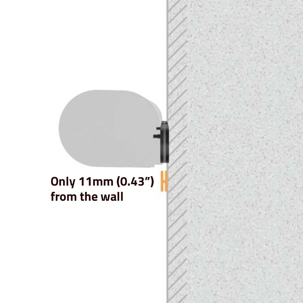 Soundbar Mount | Compatible with: Sonos® Arc™ | Wall | 10 kg | Fixed | ABS / Steel | Black