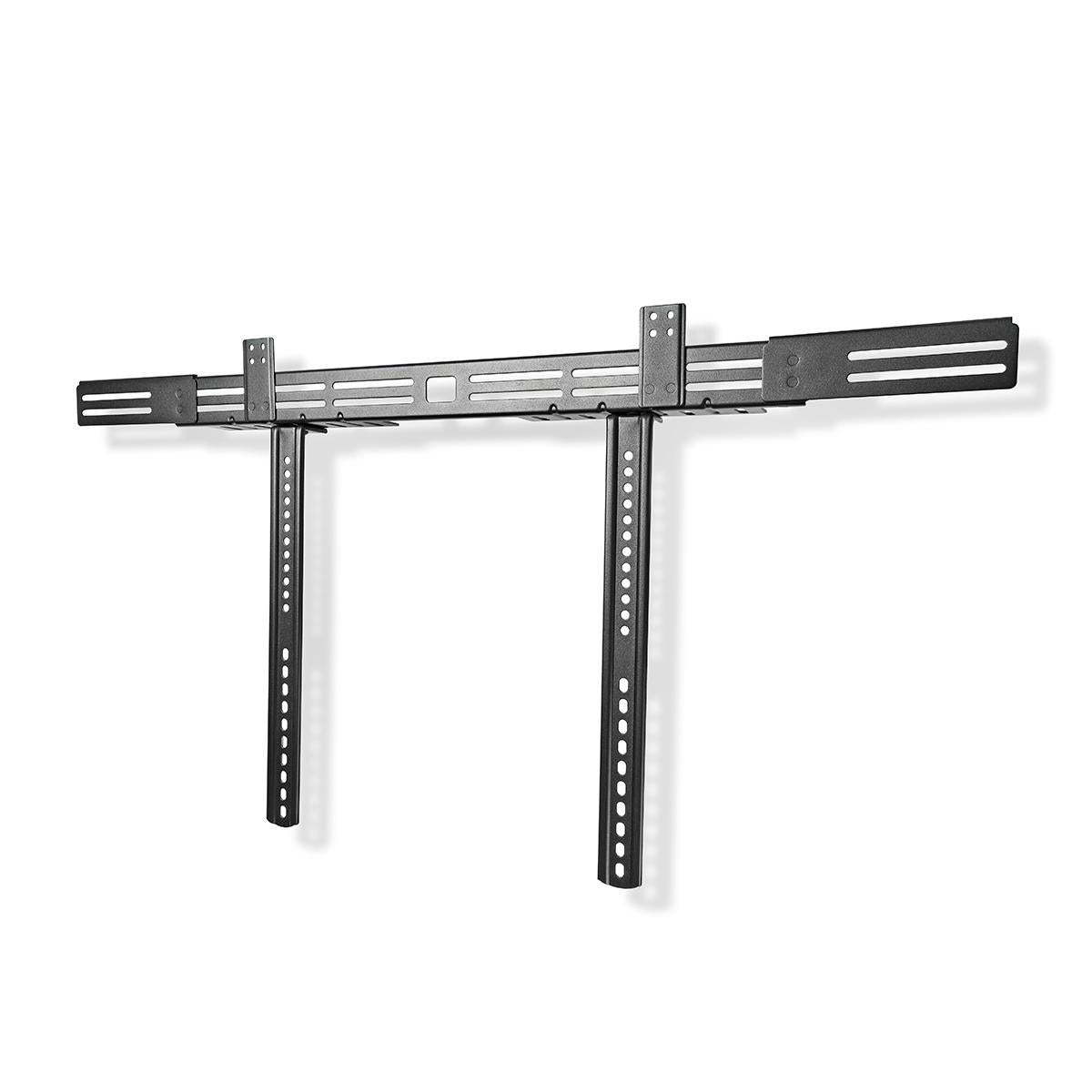 Soundbar Mount | Compatible with: Universal | Connected to the TV | 10 kg | Depth adjustment | Steel | Black