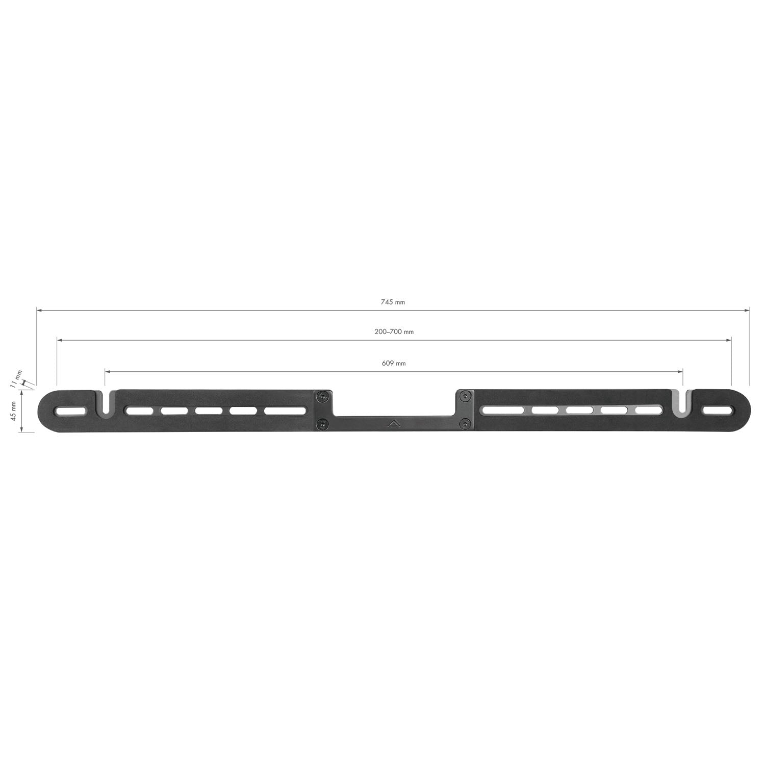 Soundbar Wall Mount for Sonos Arc & Arc Ultra, Black