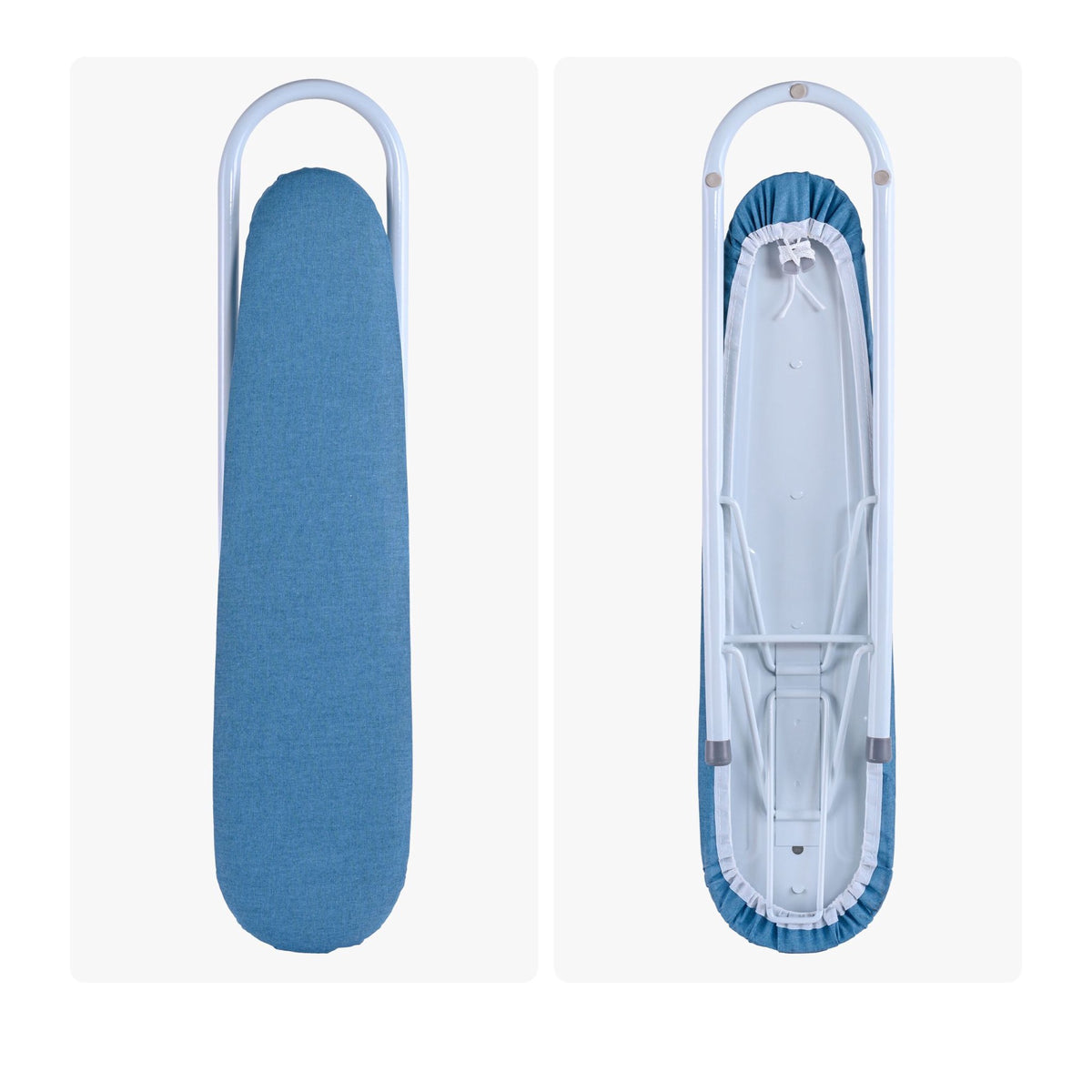 Space-Saving Sleeve Ironing Board, Blue/White