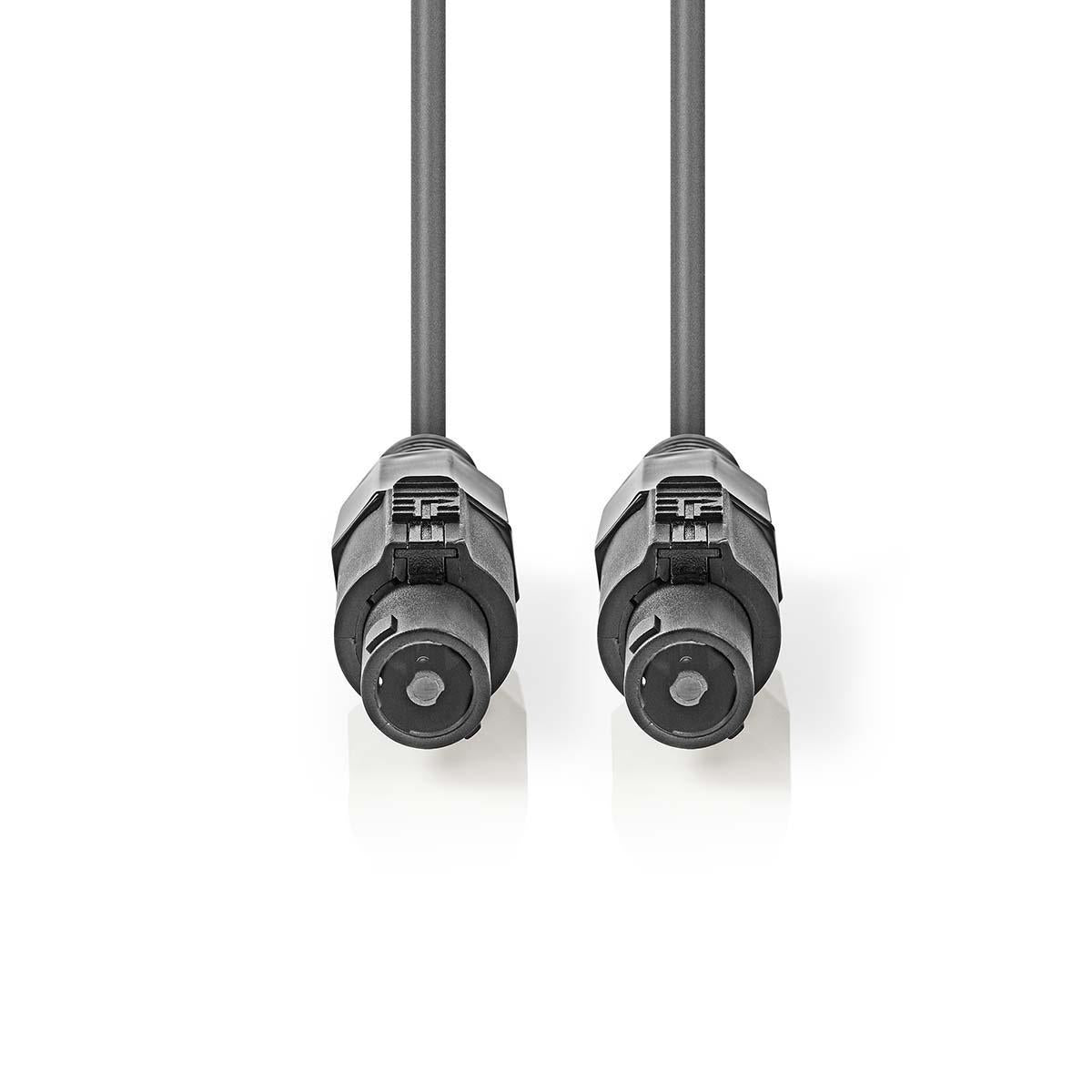 Speaker Cable | 48 x 0.20 mm | Copper | 15.0 m | Round | PVC | Dark Grey | Gift Box