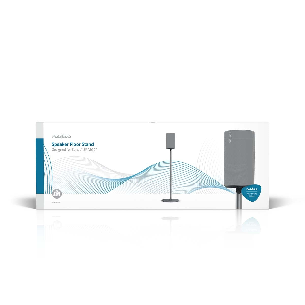 Speaker Mount | Compatible with: Sonos® Era100 | Stand | 3 kg | Fixed | ABS / Metal | Black