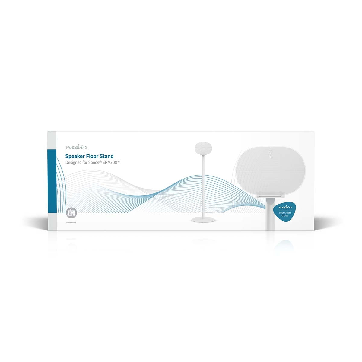 Speaker Mount | Compatible with: Sonos® Era300 | Stand | 5 kg | Fixed | ABS / Metal | White