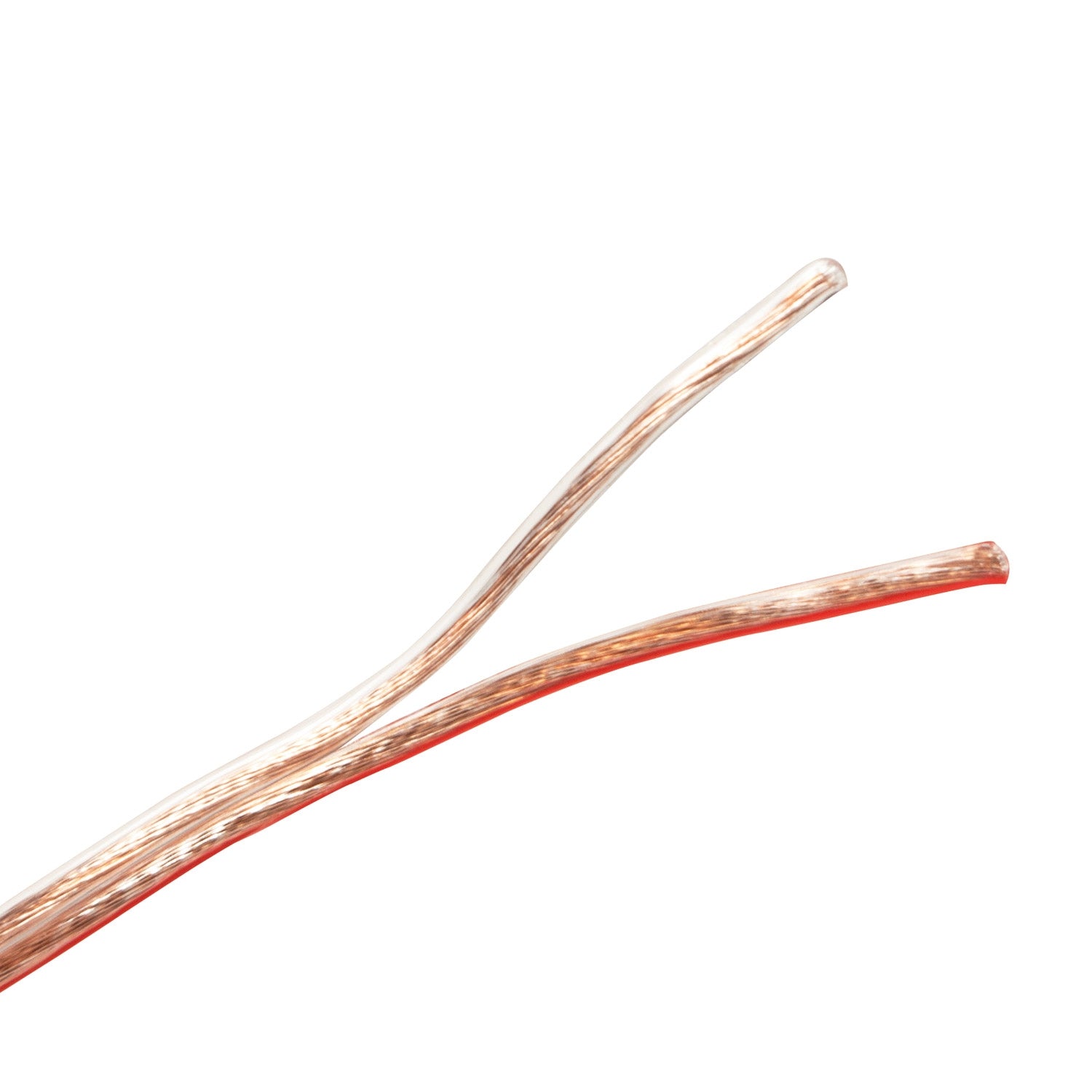 Speaker cable 2x1.5 25m Transparent