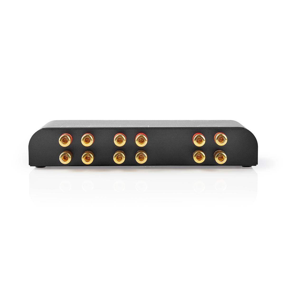 Speaker control box | 2-Port port(s) | The track | Speaker Impedance: 4-16 Ohm | Max load per Channel: 60 W | Volume Control | Aluminum | Black