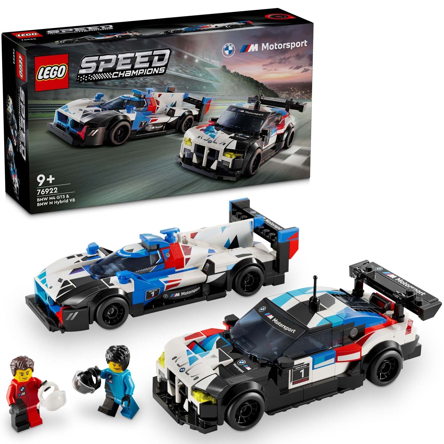 Speed Champions - BMW M4 GT3 and BMW M Hybrid V8 Race Cars 76922