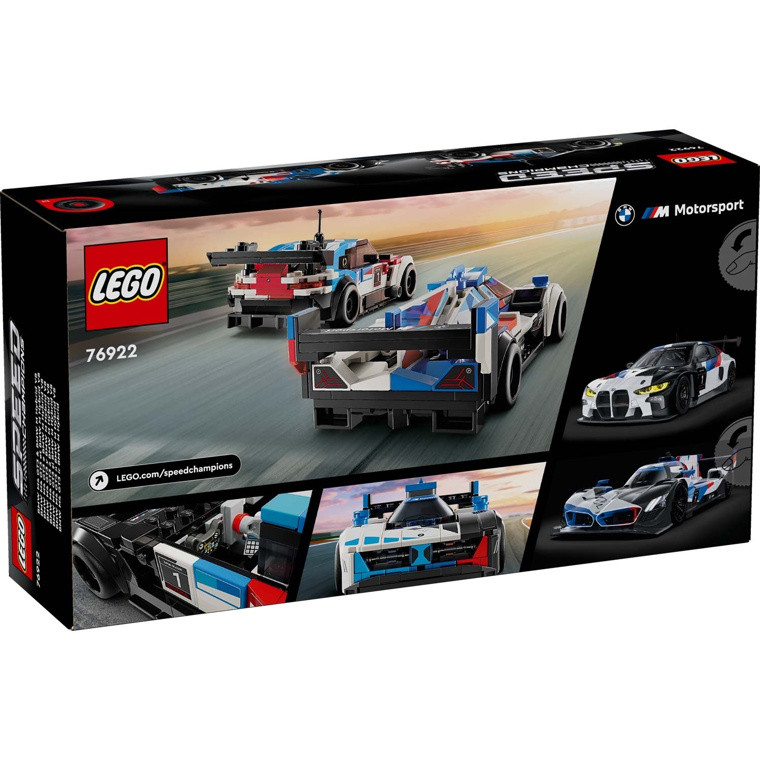 Speed Champions - BMW M4 GT3 and BMW M Hybrid V8 Race Cars 76922